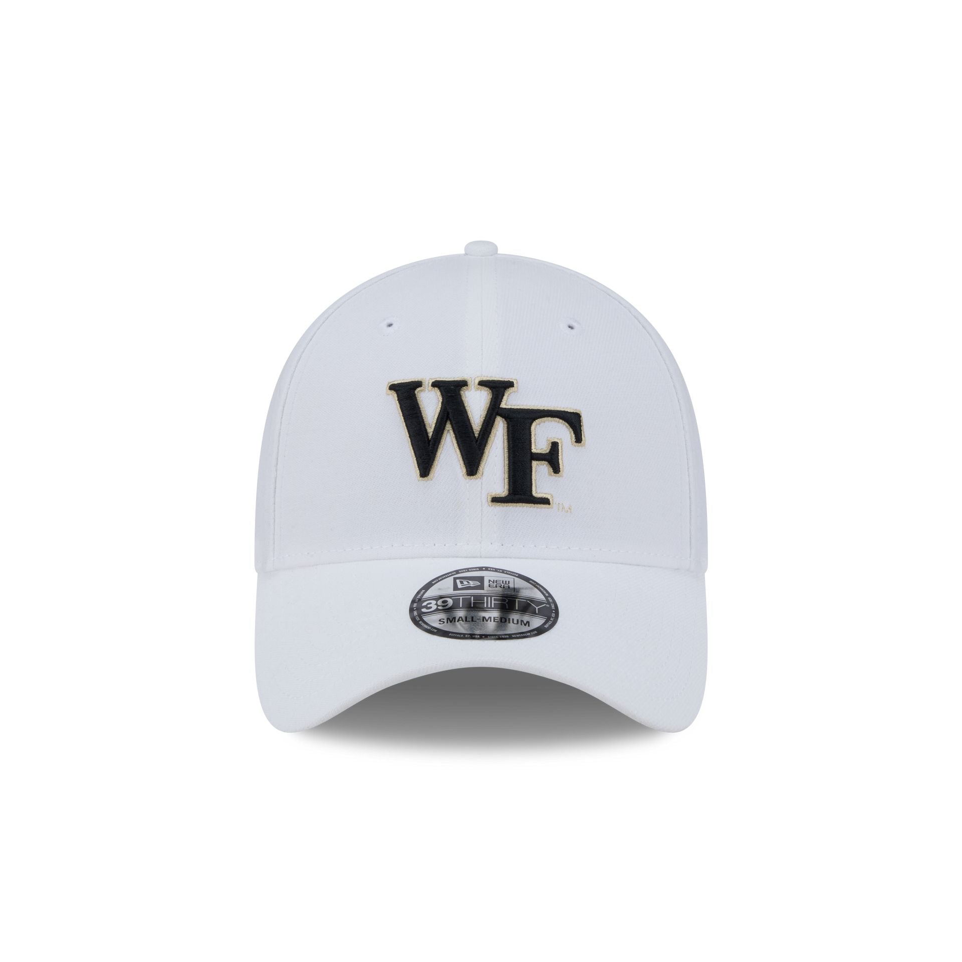 Wake Forest Demon Deacons Optic White 39THIRTY Stretch Fit Hat - Image 2