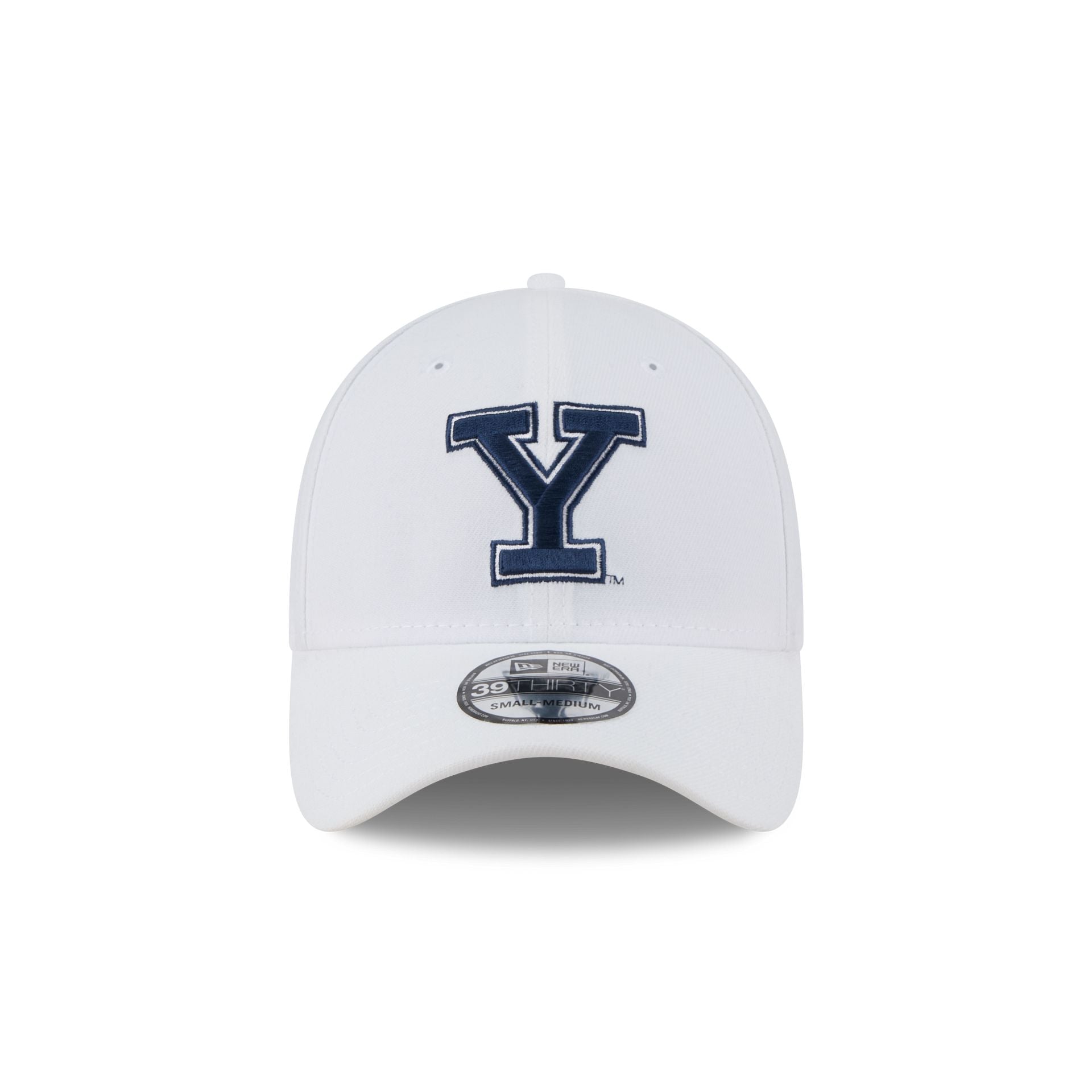 Yale Bulldogs Optic White 39THIRTY Stretch Fit Hat - Image 2