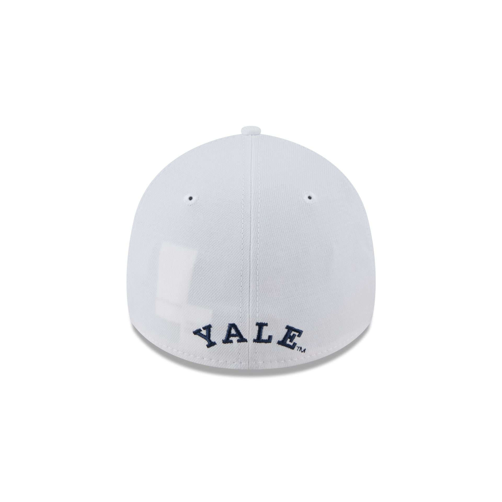 Yale Bulldogs Optic White 39THIRTY Stretch Fit Hat - Image 6