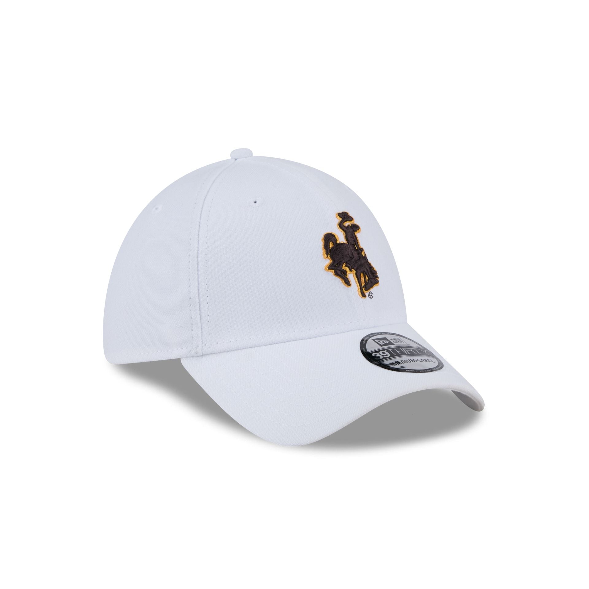 Wyoming Cowboys Optic White 39THIRTY Stretch Fit Hat - Image 3