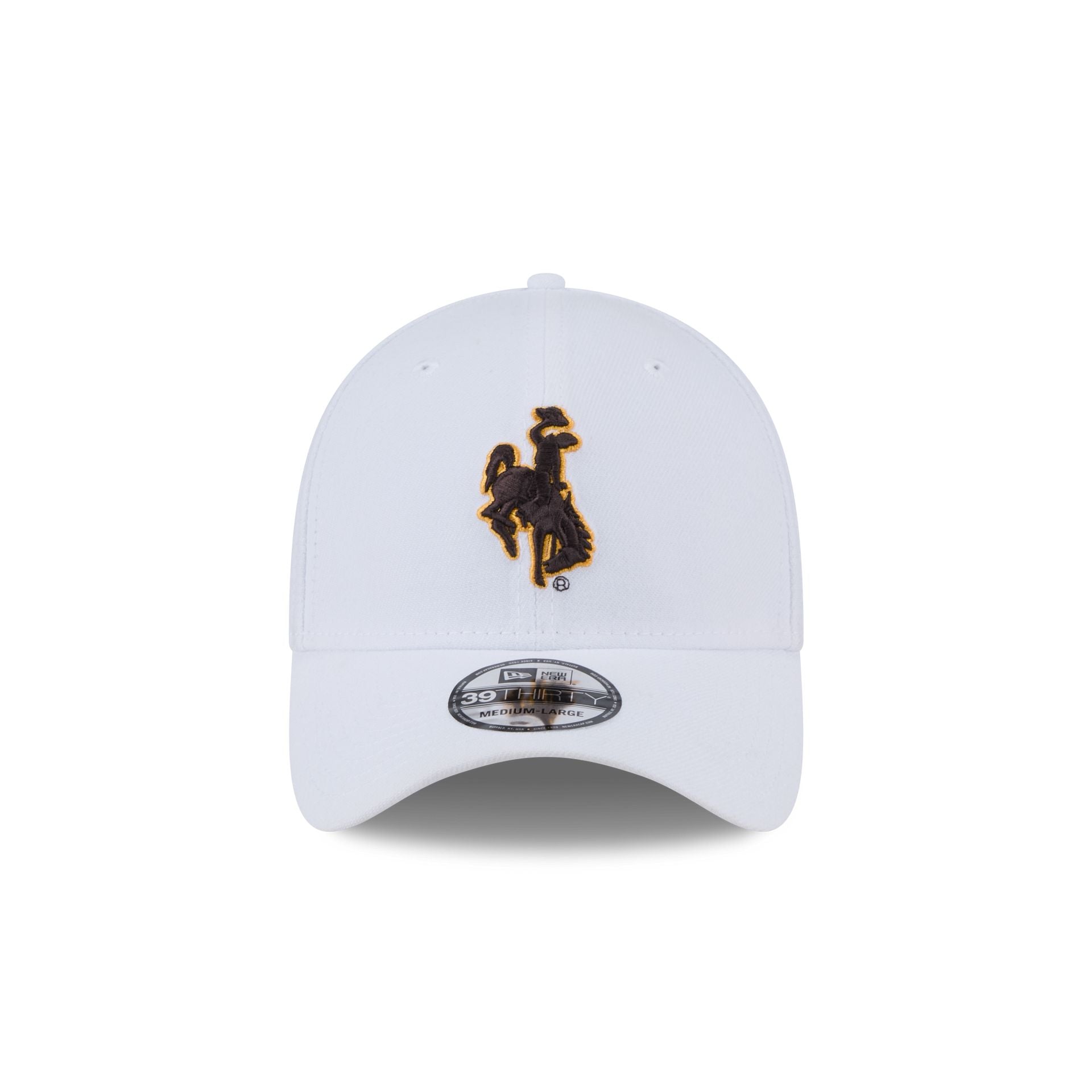 Wyoming Cowboys Optic White 39THIRTY Stretch Fit Hat - Image 2