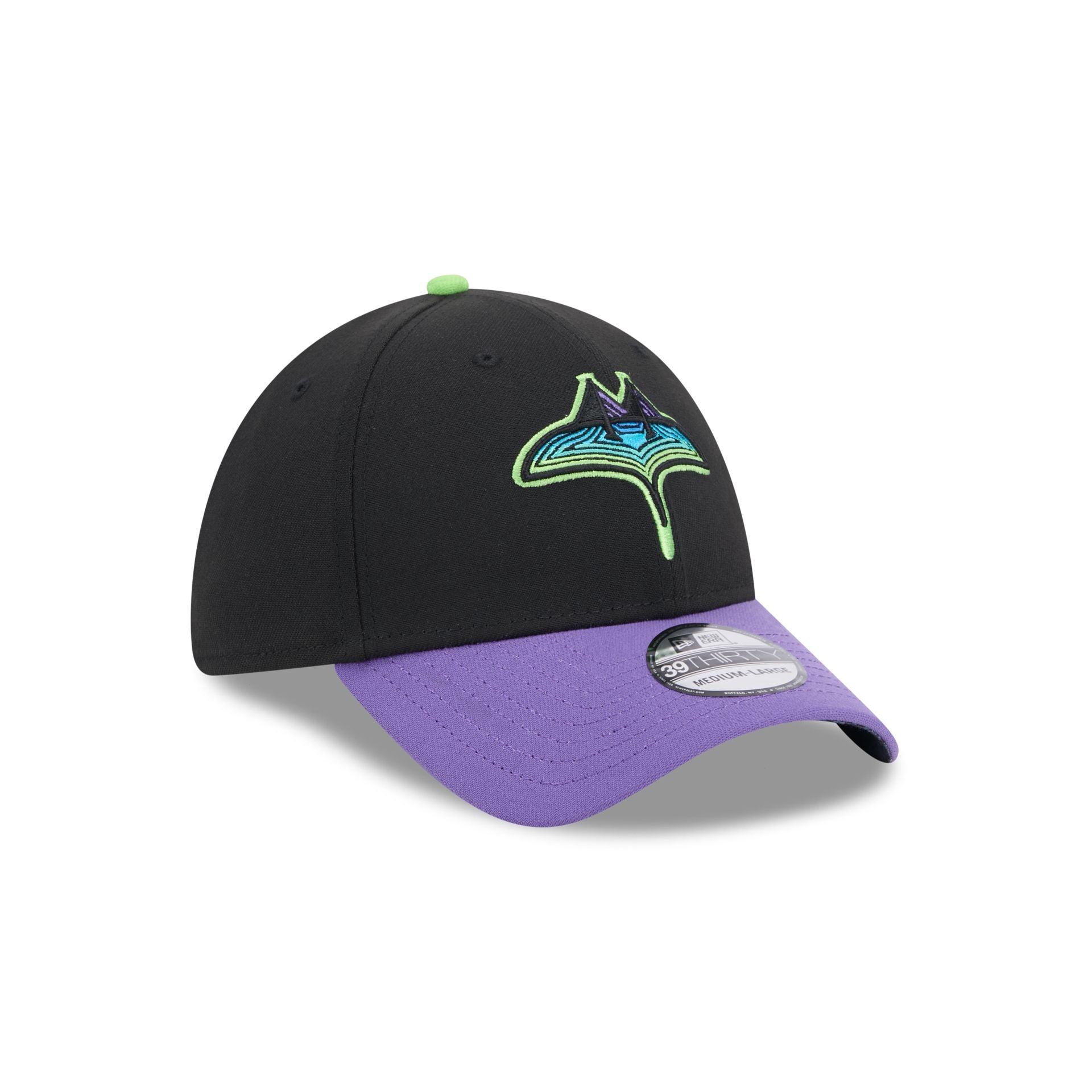 Tampa Bay Rays City Connect 39THIRTY Stretch Fit Hat - Image 3