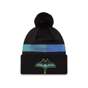 Tampa Bay Rays City Connect Pom Knit Hat