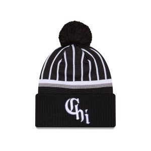 Chicago White Sox City Connect Pom Knit Hat