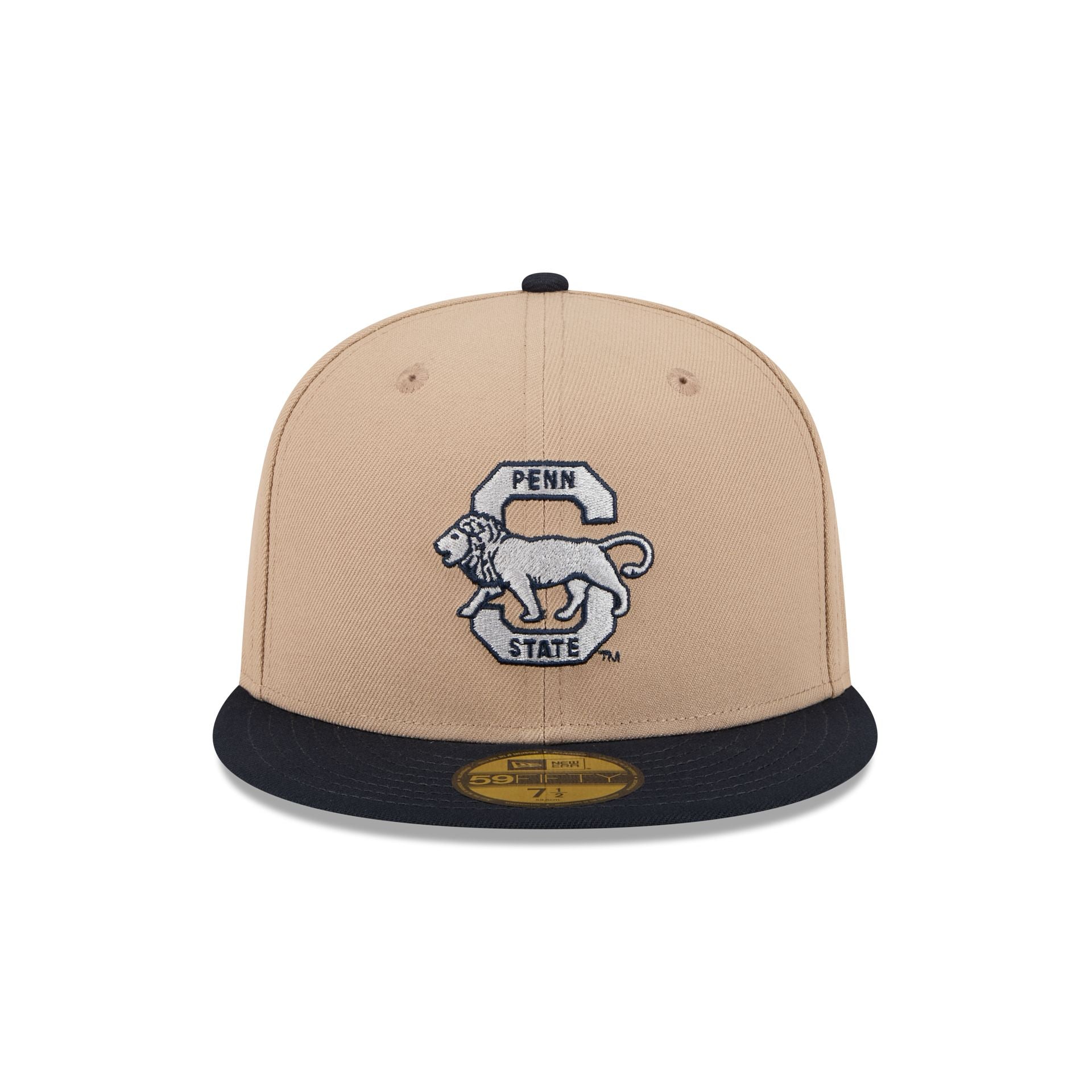 Penn State Nittany Lions Camel College Vault 59FIFTY Fitted Hat - Image 2