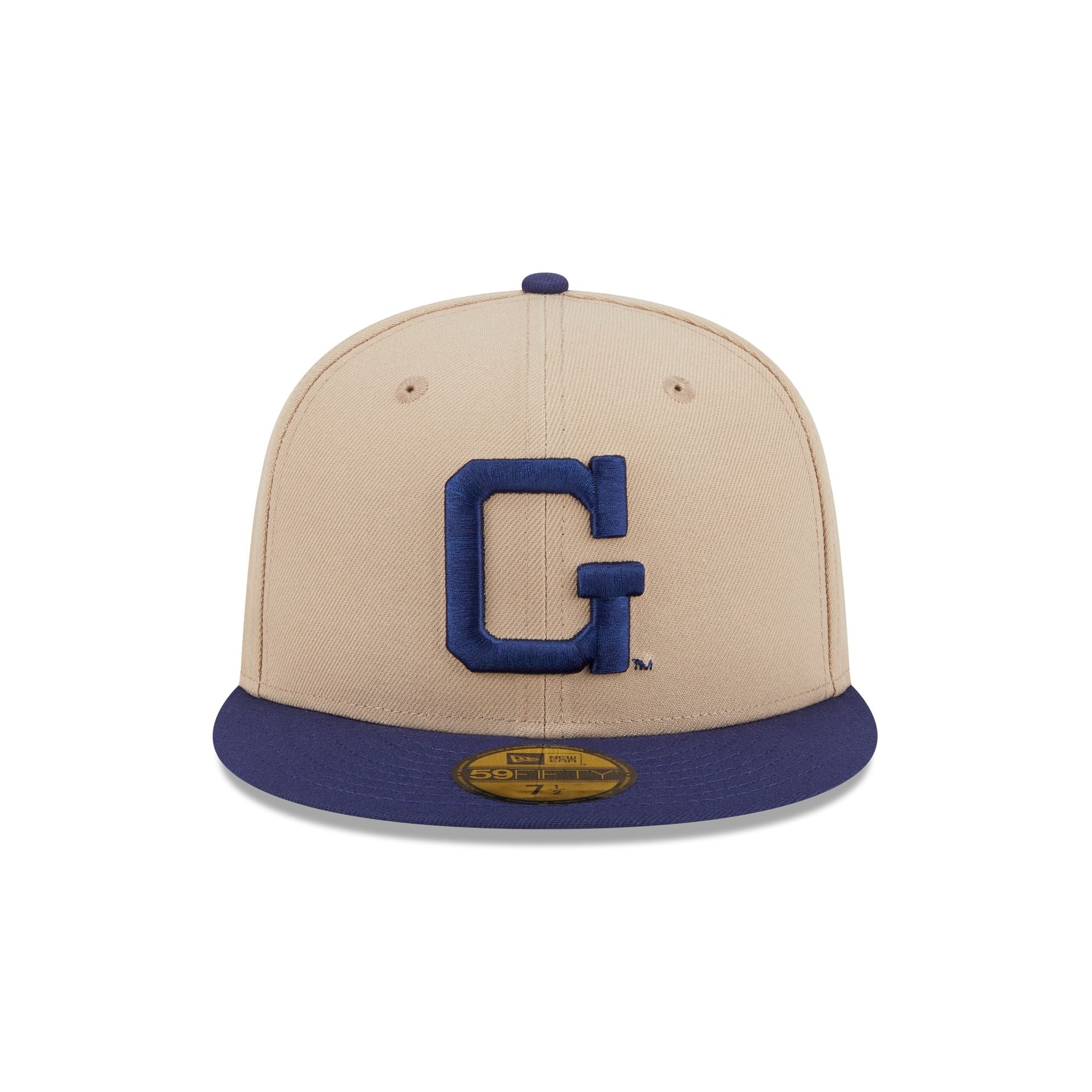 Georgetown Hoyas Camel College Vault 59FIFTY Fitted Hat - Image 2