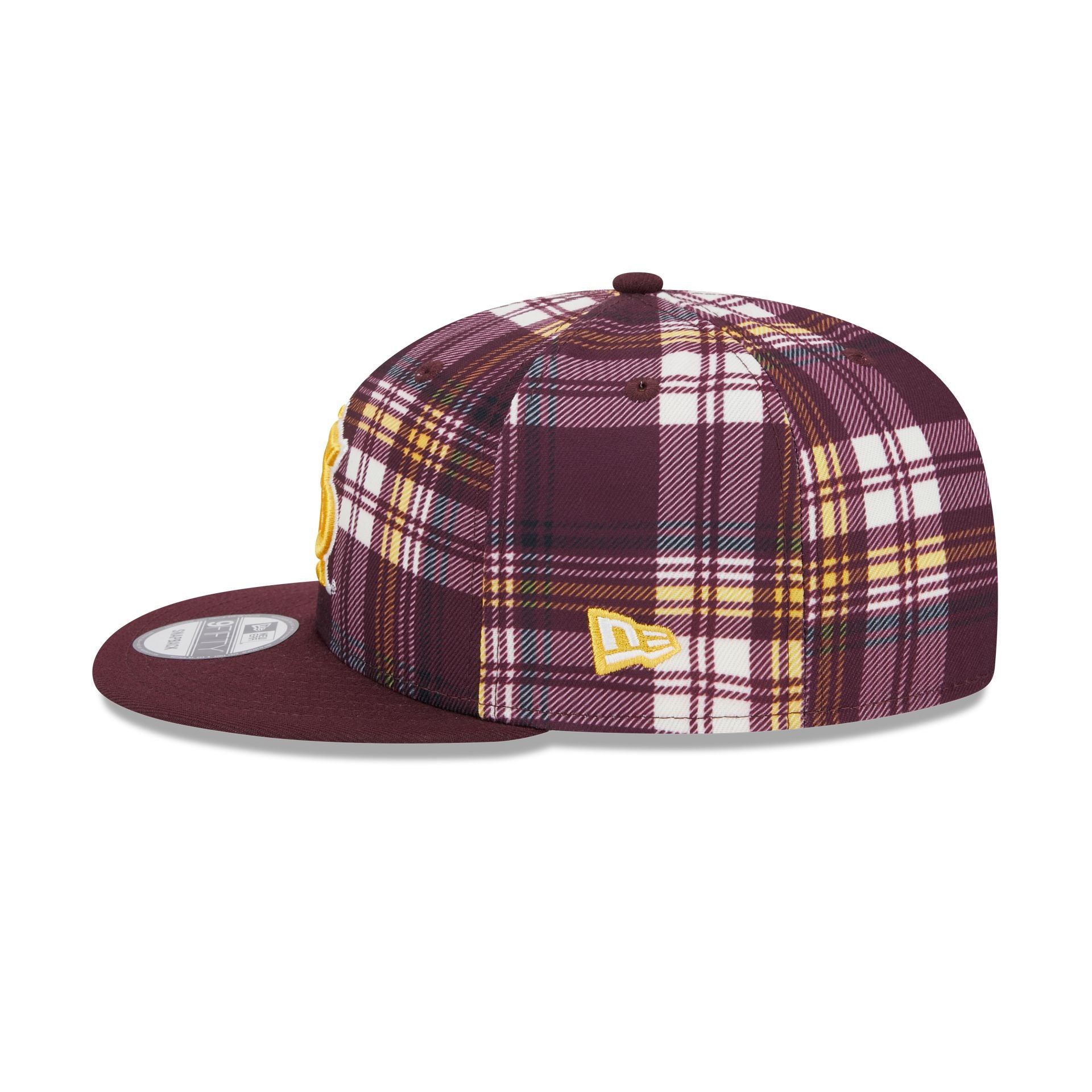 Arizona State Sun Devils Plaid 9FIFTY Snapback Hat - Image 5