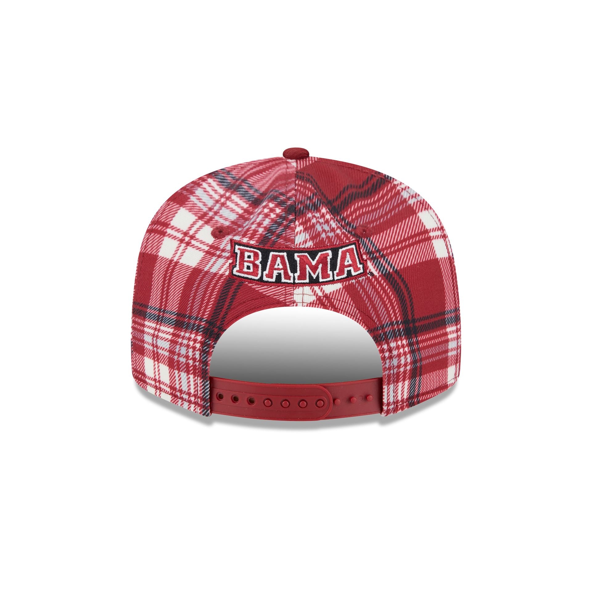 Alabama Crimson Tide Plaid 9FIFTY Snapback Hat - Image 6