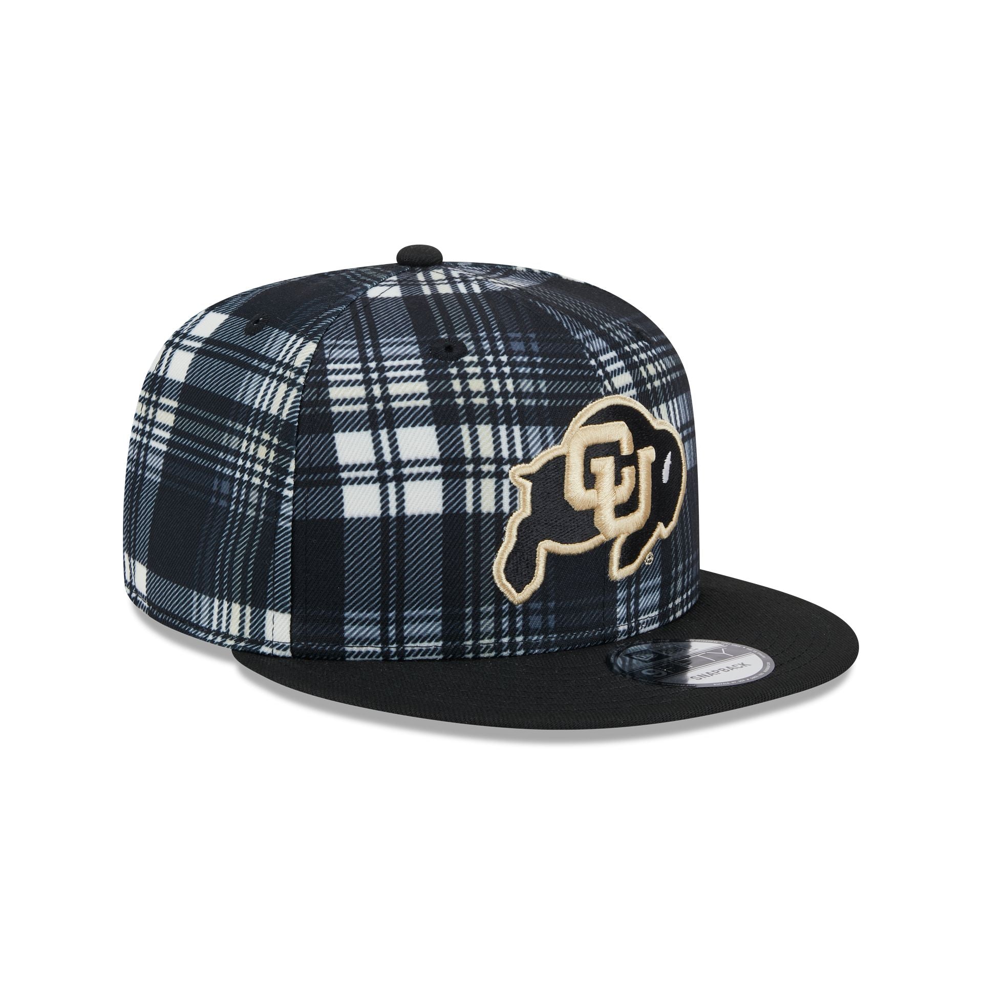 Colorado Buffaloes Plaid 9FIFTY Snapback Hat - Image 3