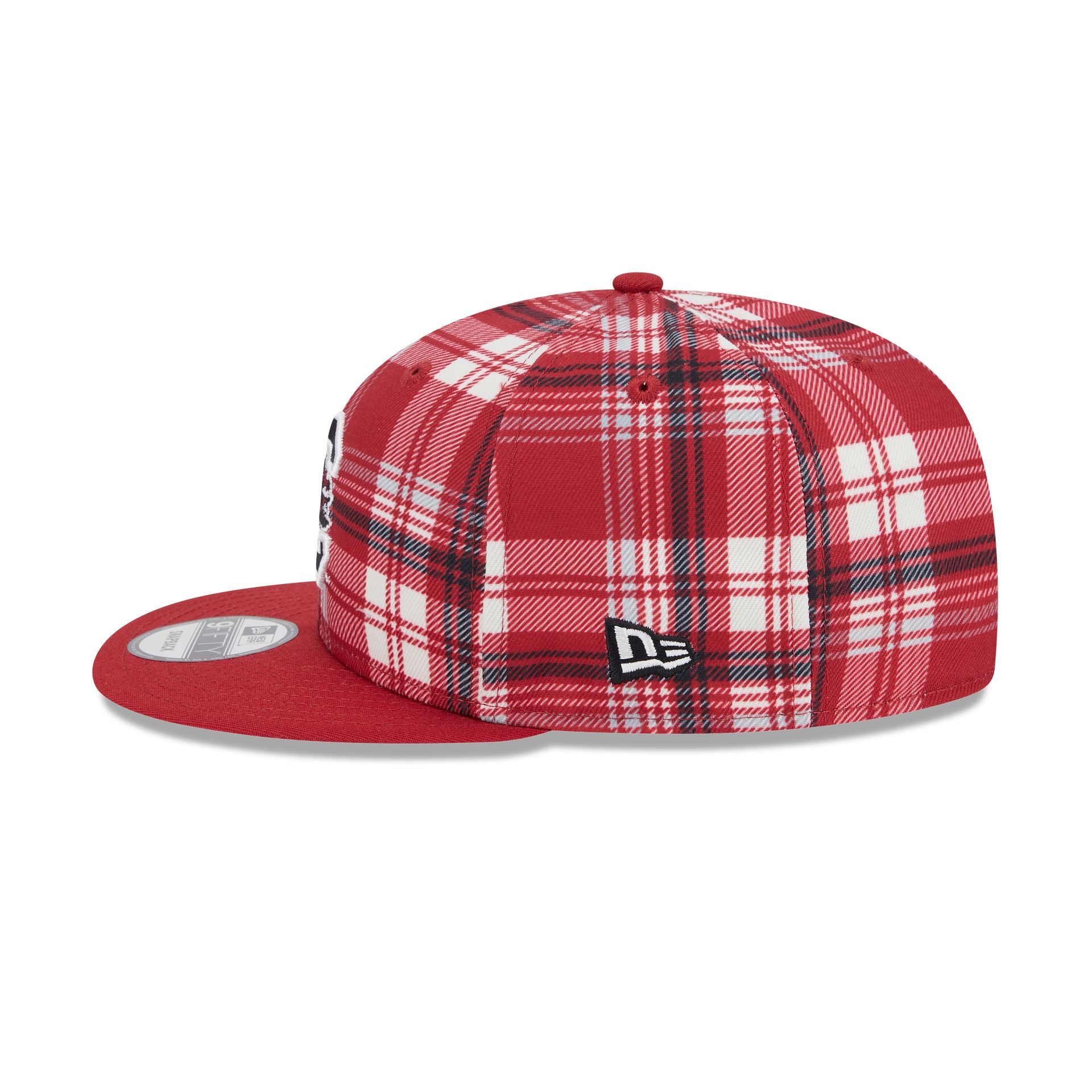 South Carolina Gamecocks Plaid 9FIFTY Snapback Hat - Image 4