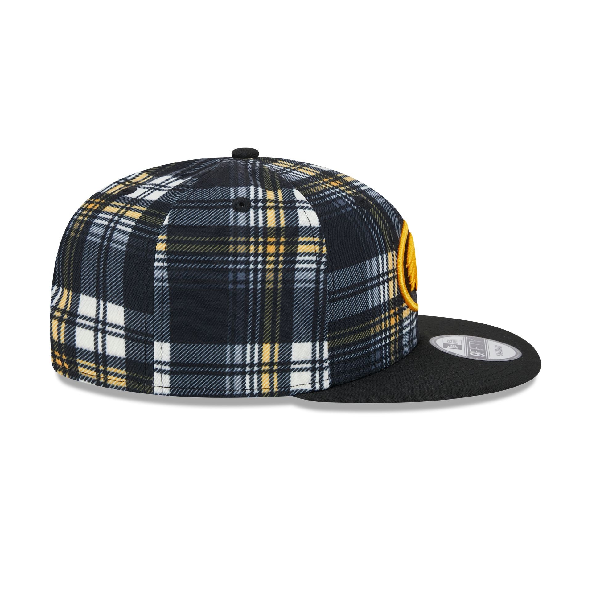 Iowa Hawkeyes Plaid 9FIFTY Snapback Hat - Image 5