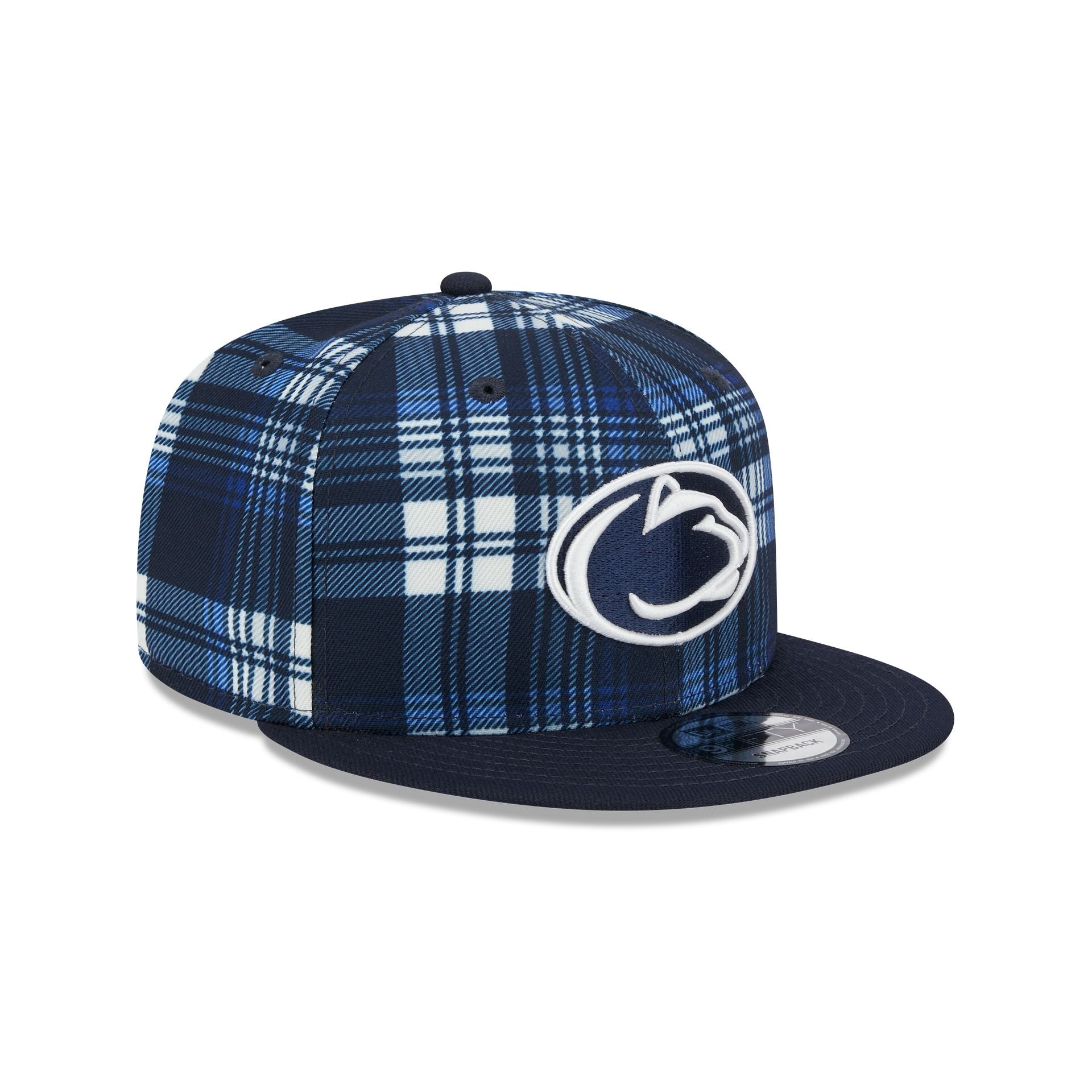 Penn State Nittany Lions Plaid 9FIFTY Snapback Hat - Image 3