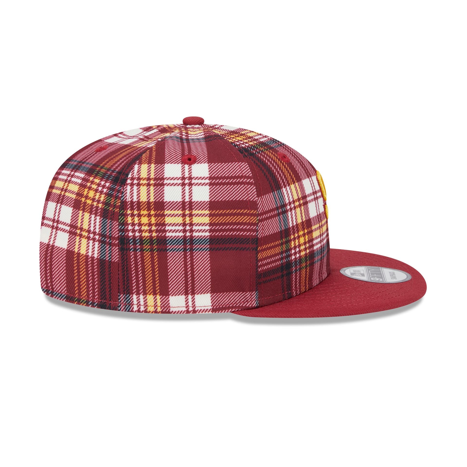 USC Trojans Plaid 9FIFTY Snapback Hat - Image 5