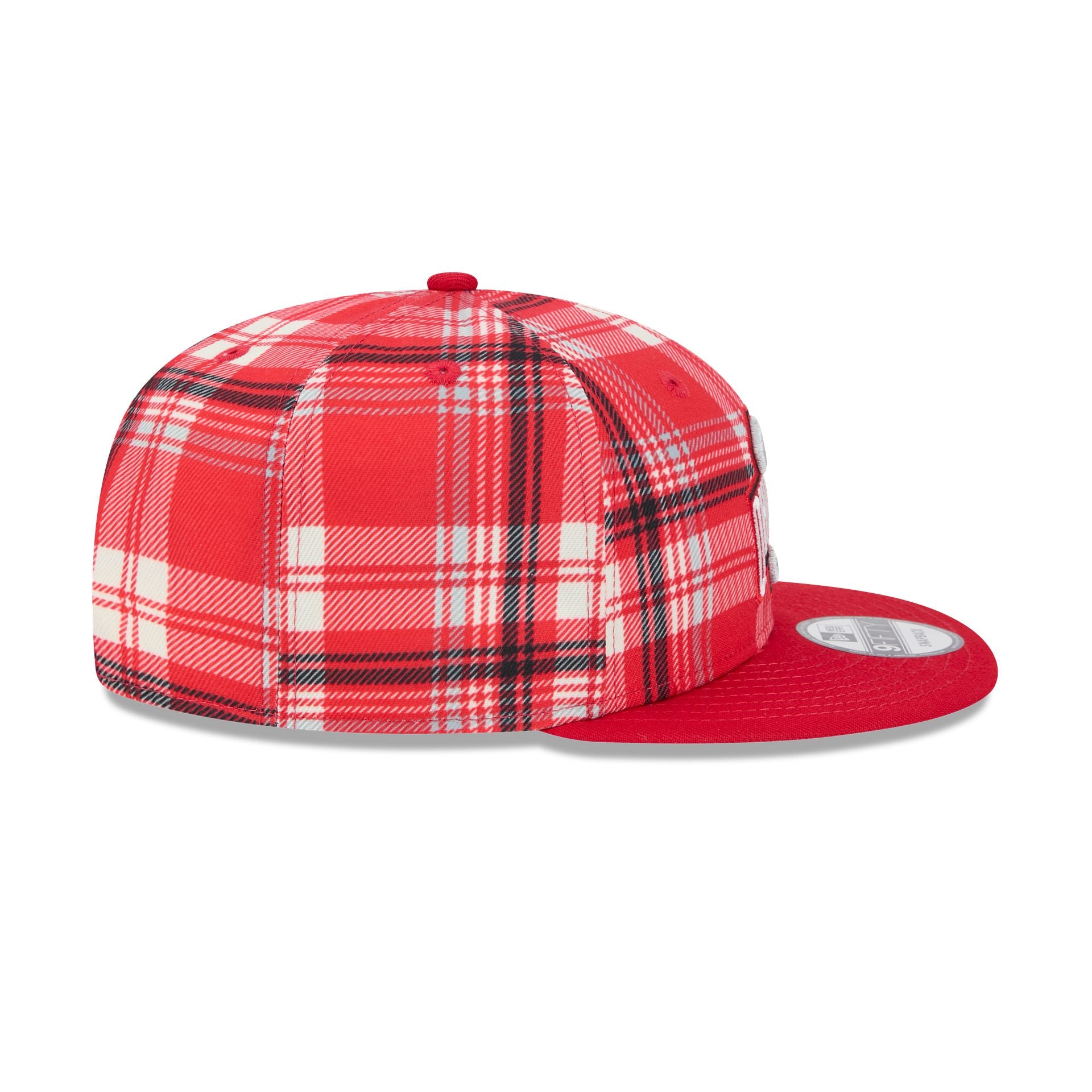 Ohio State Buckeyes Plaid 9FIFTY Snapback Hat - Image 5