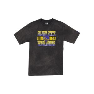 Golden State Warriors Oversized Washed Black T-Shirt