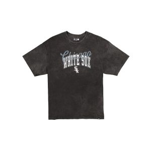 Chicago White Sox Women's Oversized Washed Black T-Shirt