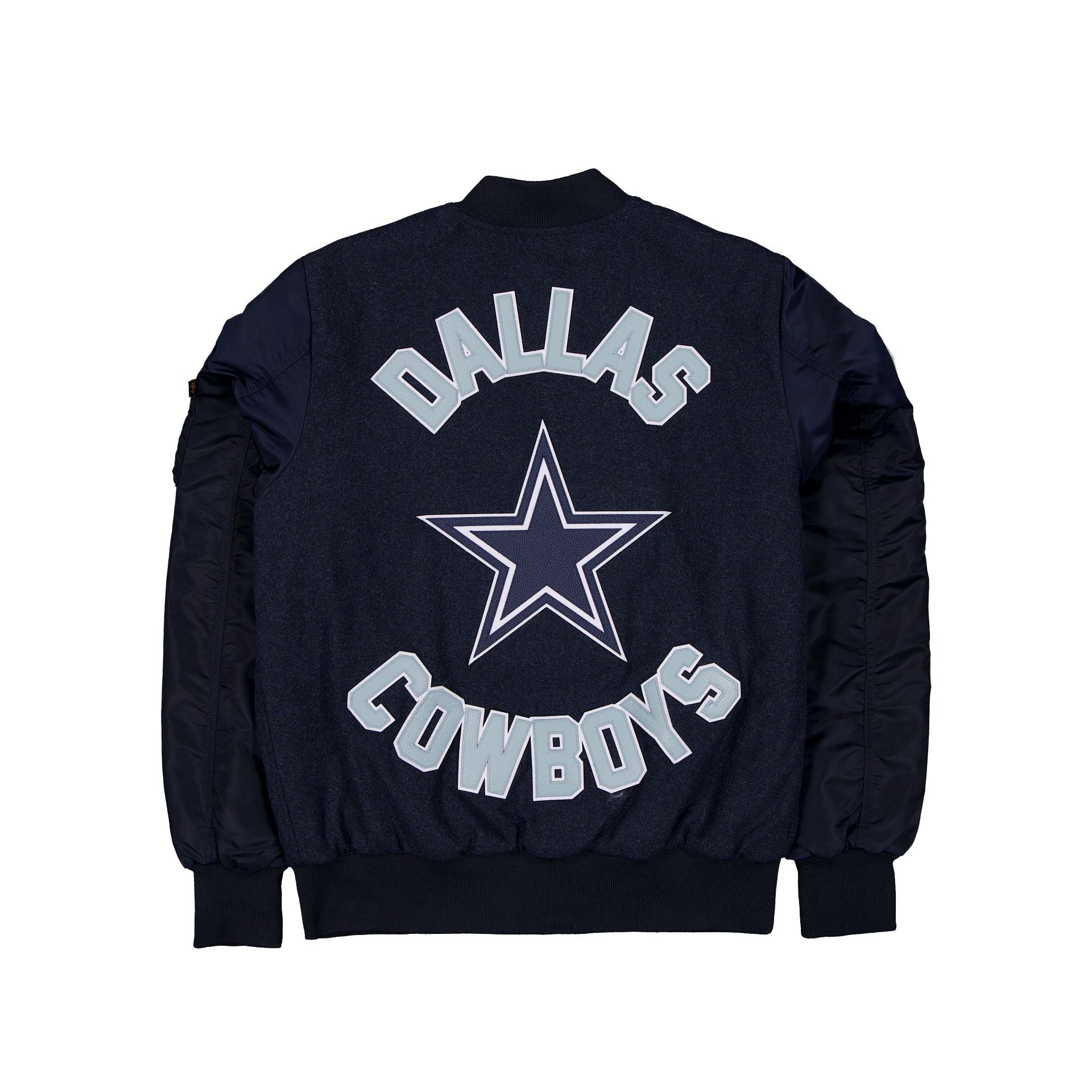 Alpha Industries x Dallas Cowboys MA-1 Wool Varsity Jacket - Image 3