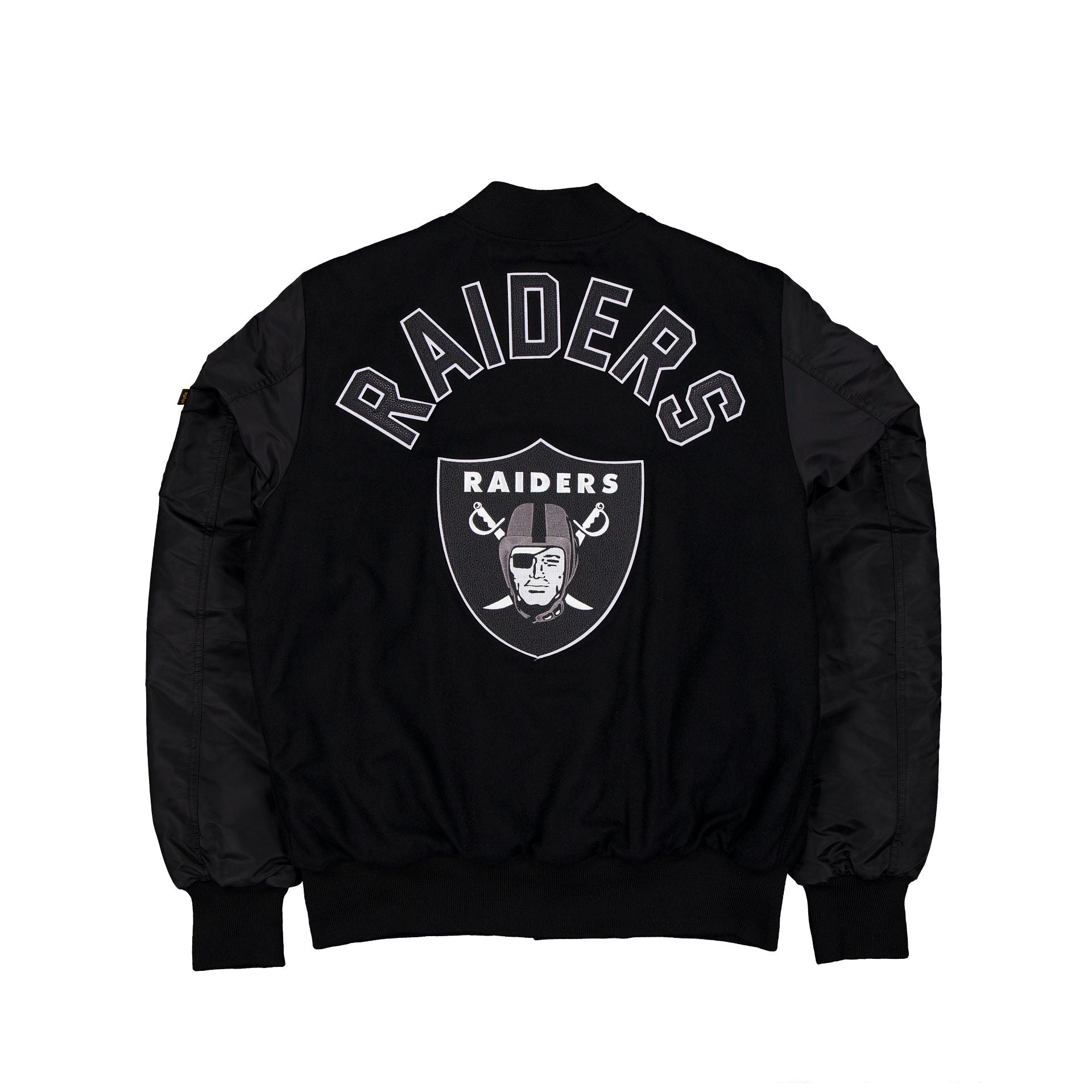 Alpha Industries x Las Vegas Raiders MA-1 Wool Varsity Jacket - Image 3