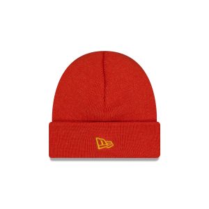 New Era Orange Short Cuff Knit Beanie