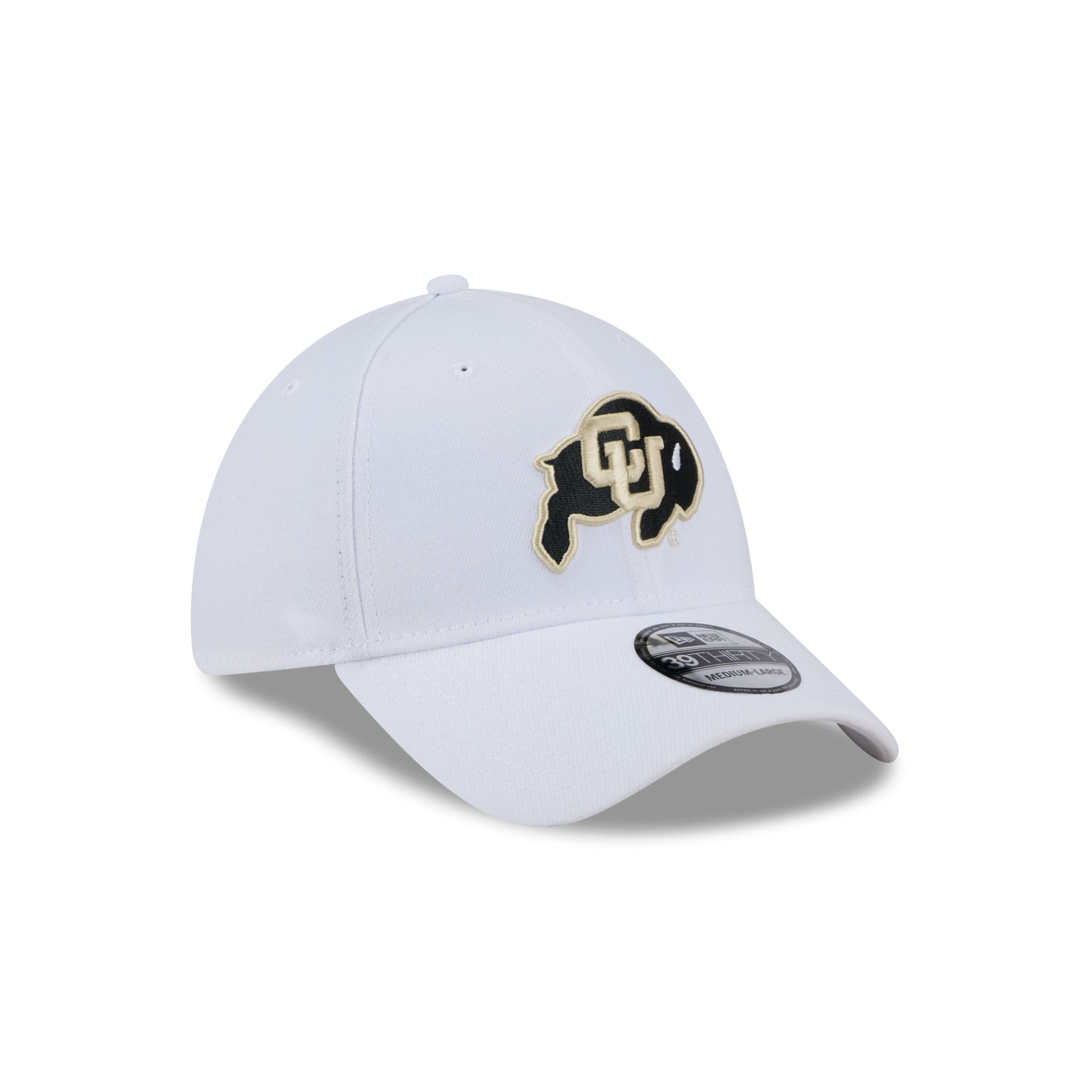 Colorado Buffaloes Optic White 39THIRTY Stretch Fit Hat - Image 3