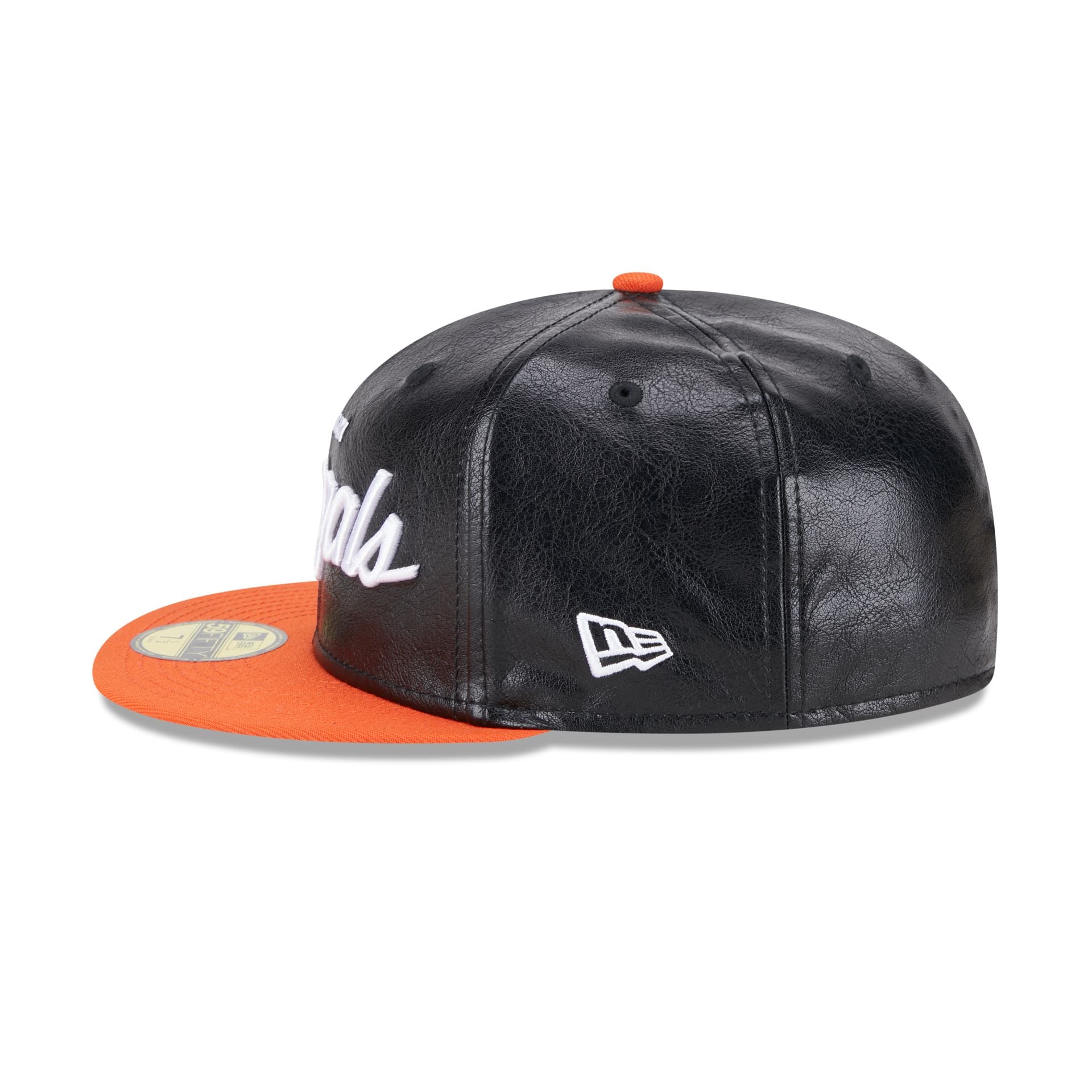 Cincinnati Bengals Faux Leather Crown 59FIFTY Fitted Hat - Image 4