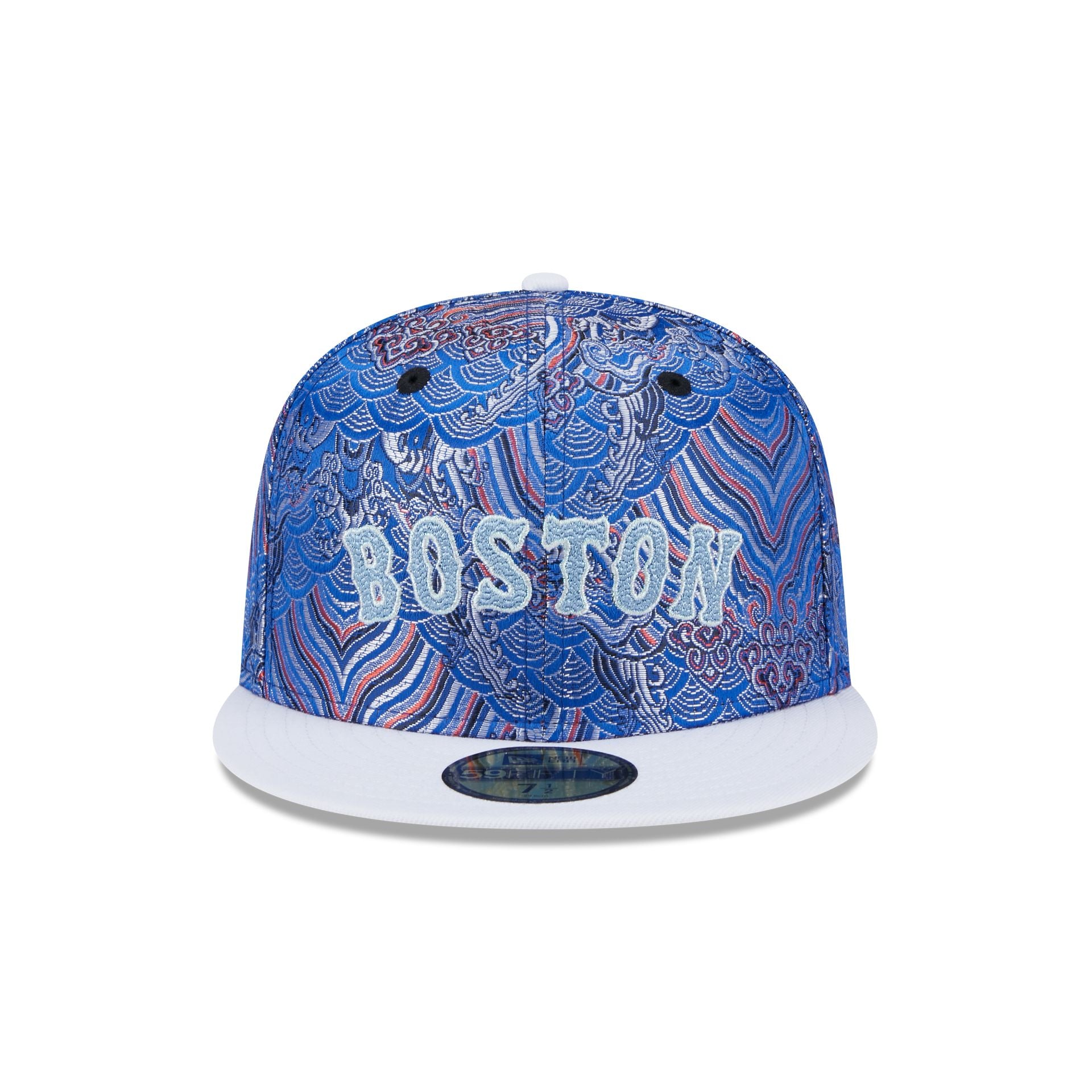 Boston Red Sox Wave Fill 59FIFTY Fitted Hat - Image 2