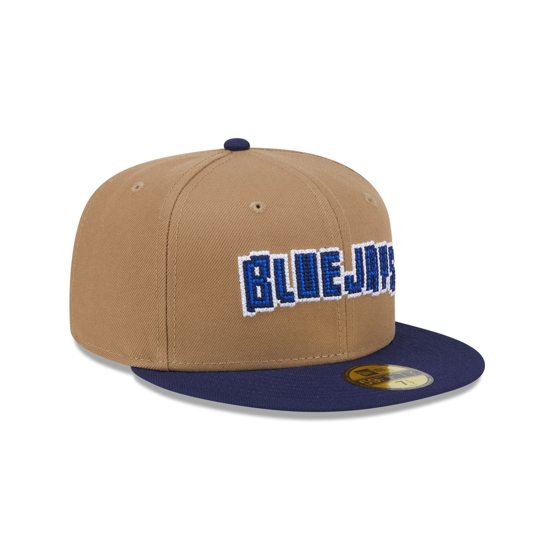 Toronto Blue Jays Classic 8-Bit Wordmark 59FIFTY Fitted Hat - Image 3