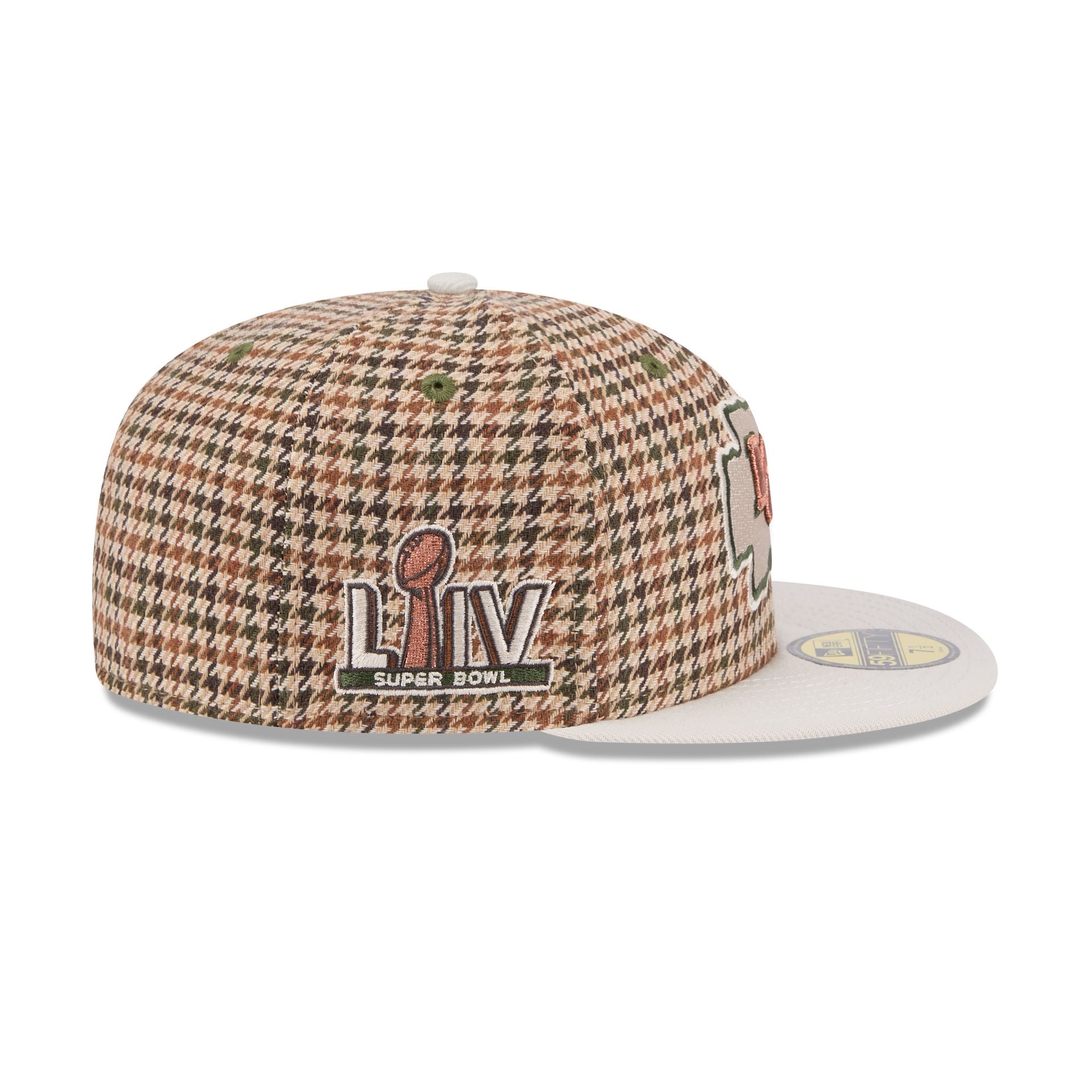 Kansas City Chiefs Houndstooth 59FIFTY Fitted Hat - Image 4