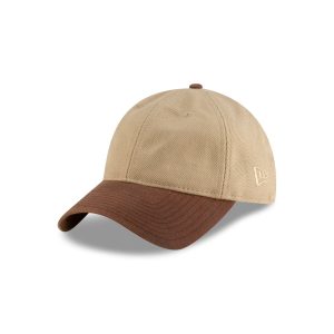 New Era Cap Heavy Twill Beige 9TWENTY Adjustable Hat