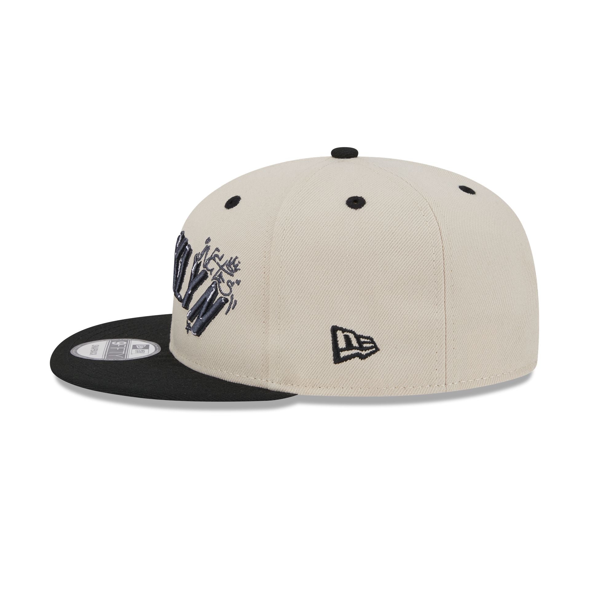 Brooklyn Nets Team Art 9FIFTY Snapback Hat - Image 4