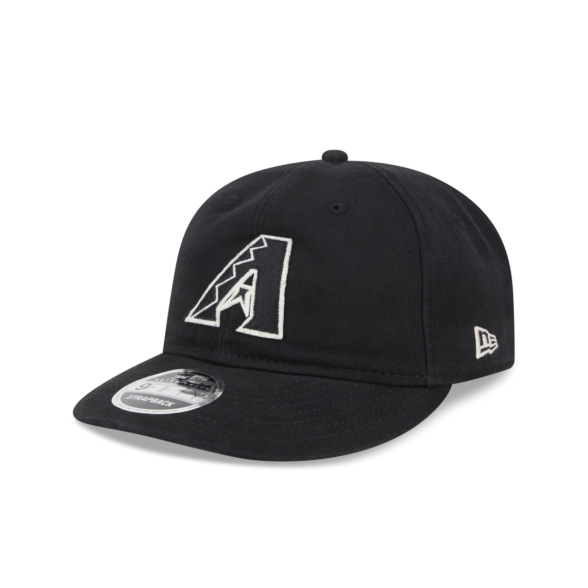 Arizona Diamondbacks Canvas Felt Retro Crown 9FIFTY Strapback Hat