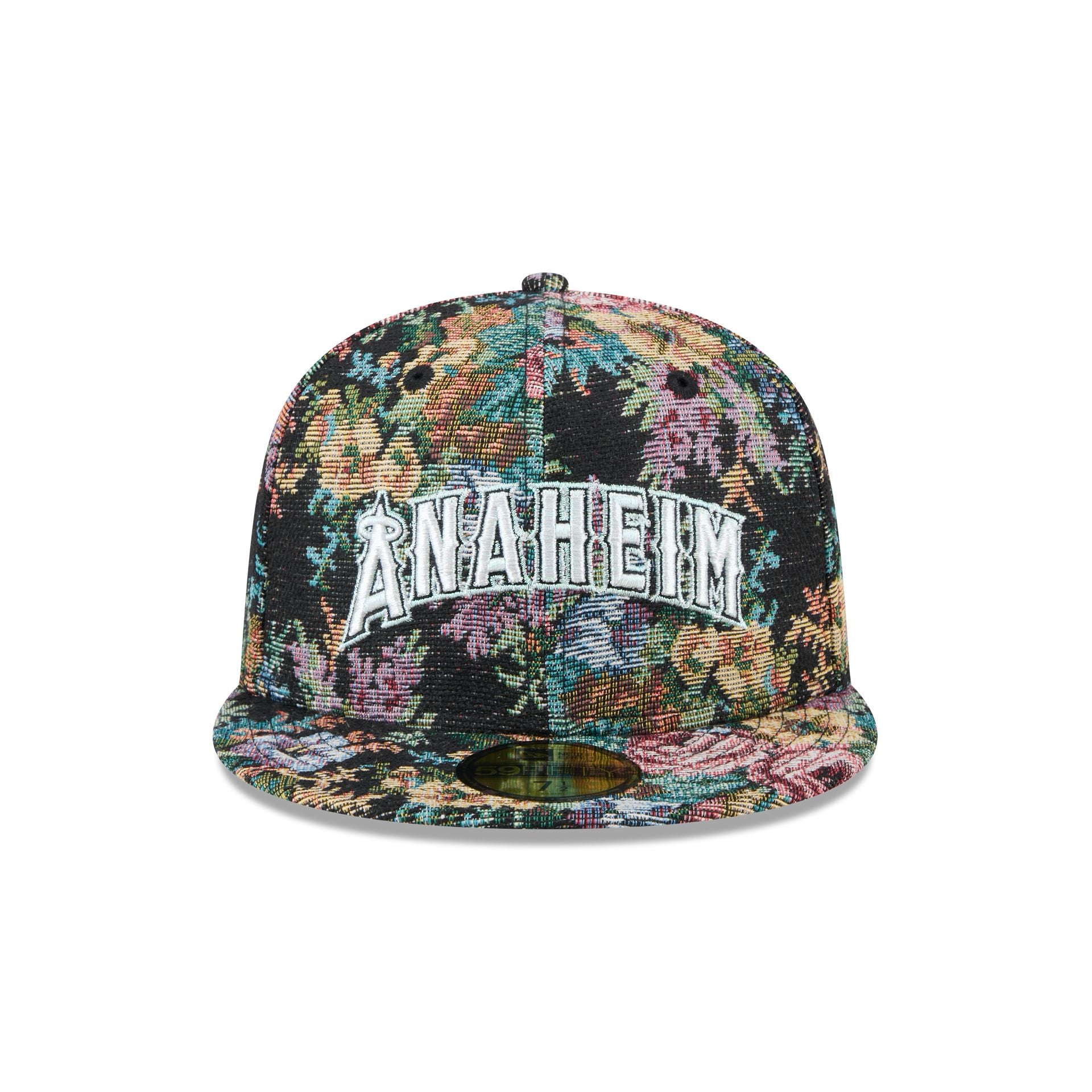 Los Angeles Angels Jacquard Pattern 59FIFTY Fitted Hat - Image 2