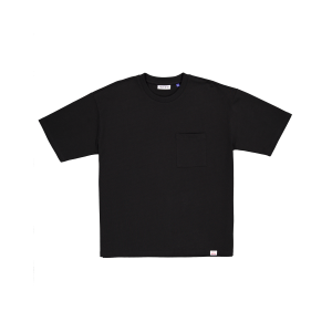Aurora Black Pocket T-Shirt