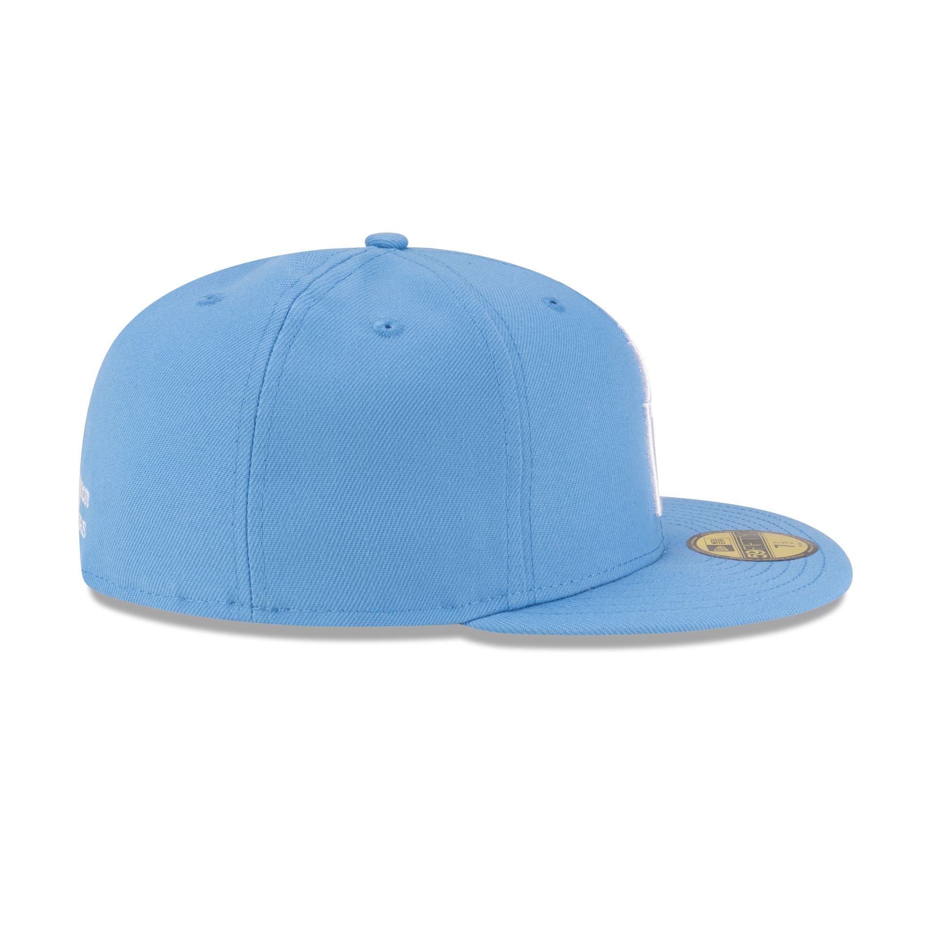 Oilers Basic Sky Blue 59FIFTY Fitted Hat - Image 5