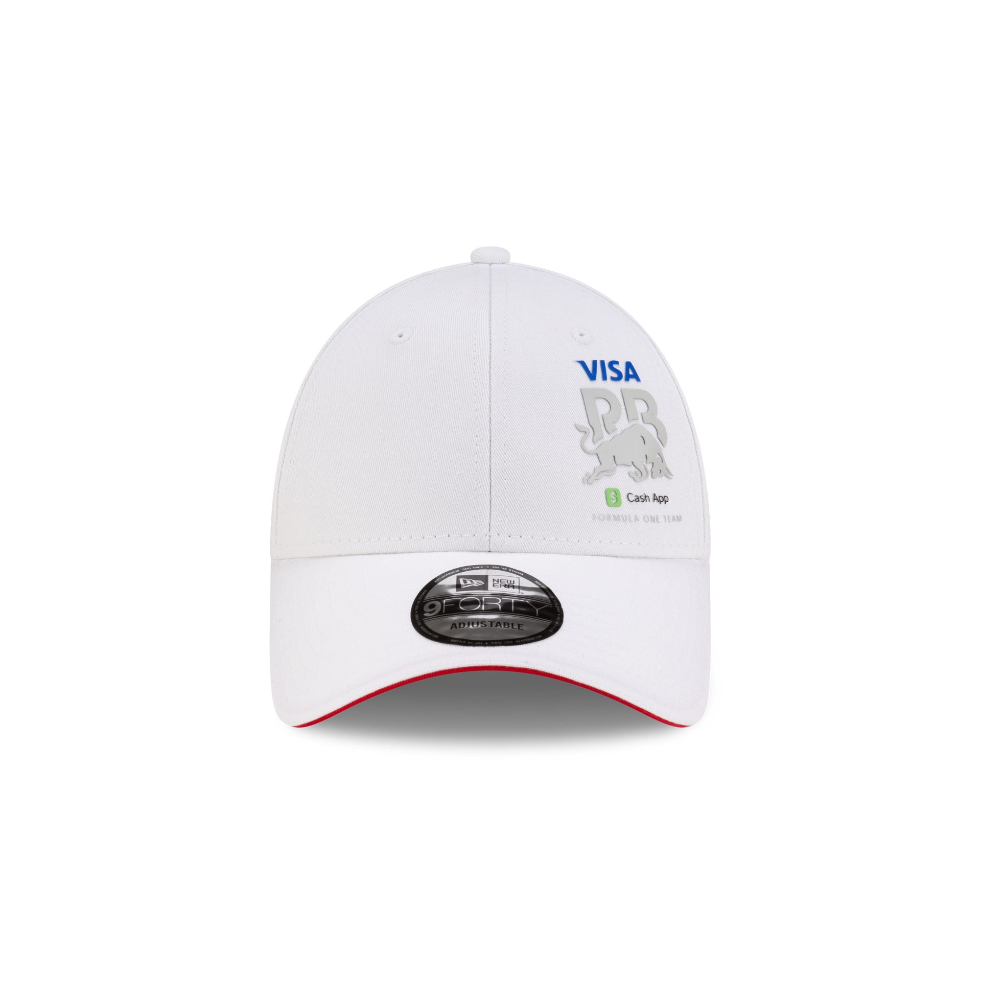 Visa Cash App Racing Bulls Flawless White 9FORTY Adjustable Hat - Image 2