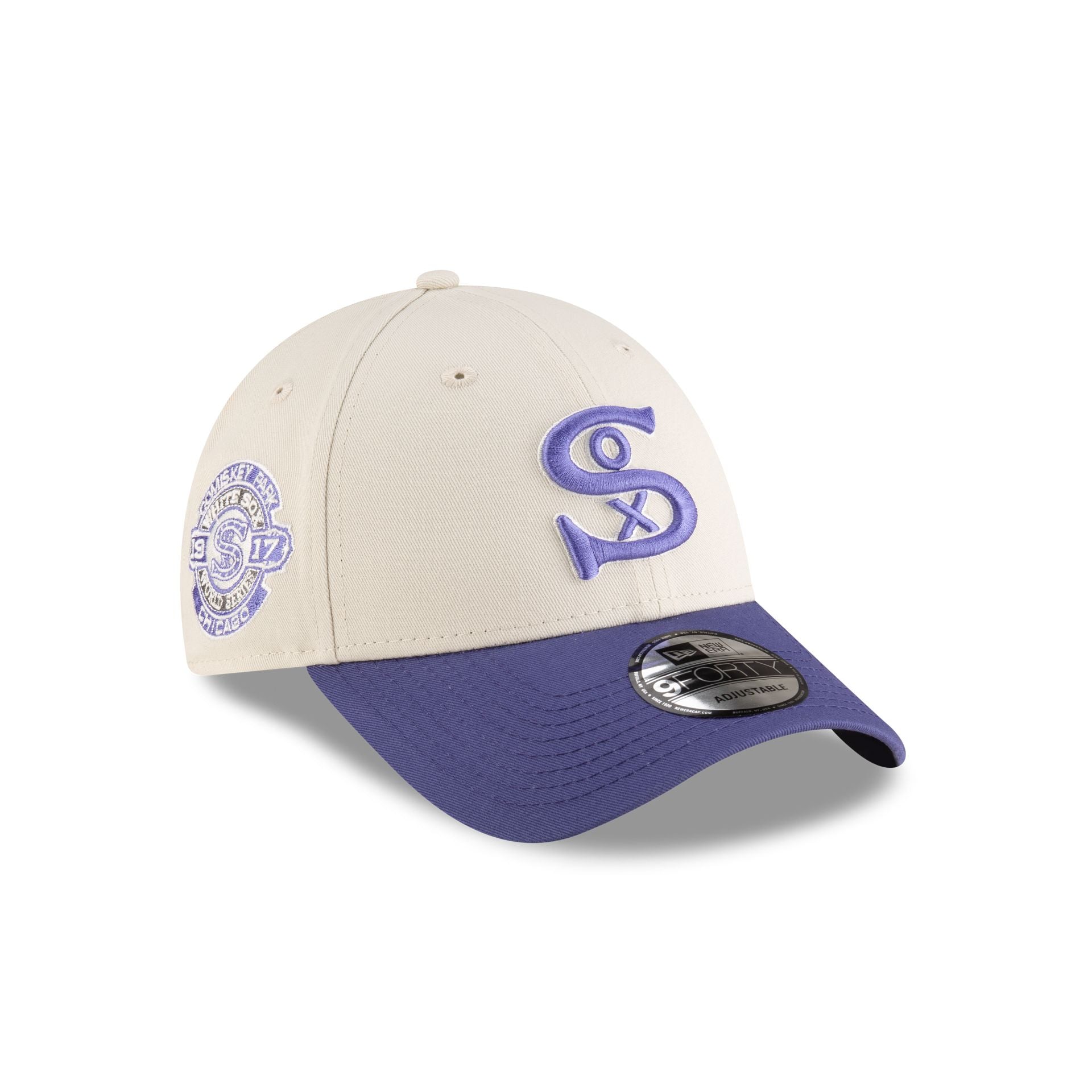 Chicago White Sox Periwinkle 9FORTY Snapback Hat - Image 3