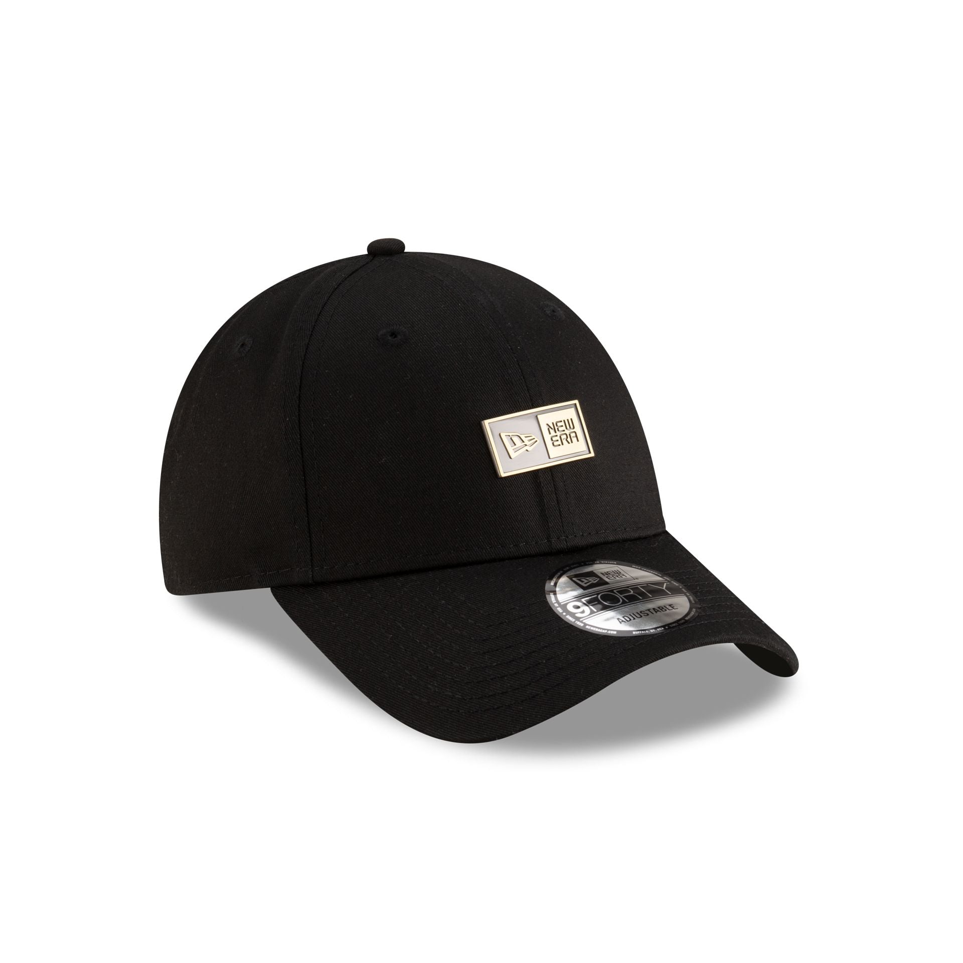 New Era Cap Badge Black 9FORTY Snapback Hat - Image 3