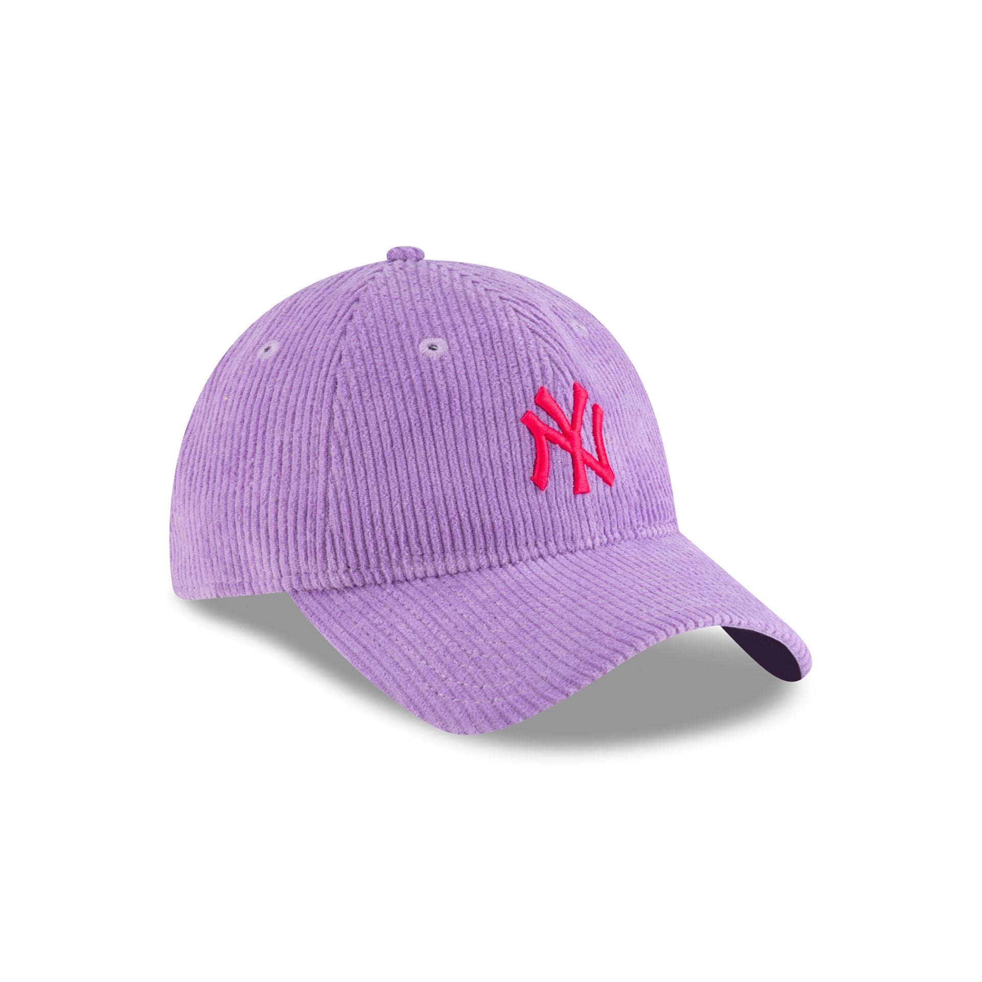 New York Yankees Women's Lavender Cord 9TWENTY Adjustable Hat - Image 3