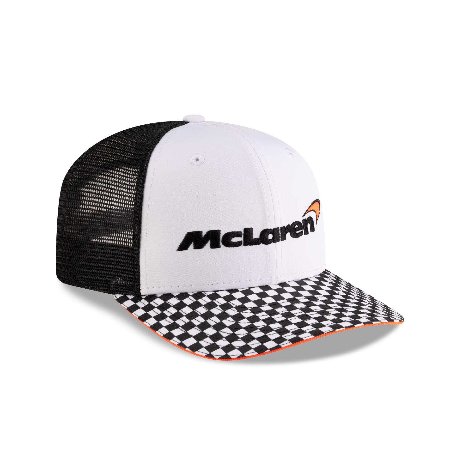 McLaren Formula 1 Team Checkered Visor 9FIFTY Pre-Curve Snapback Hat - Image 3