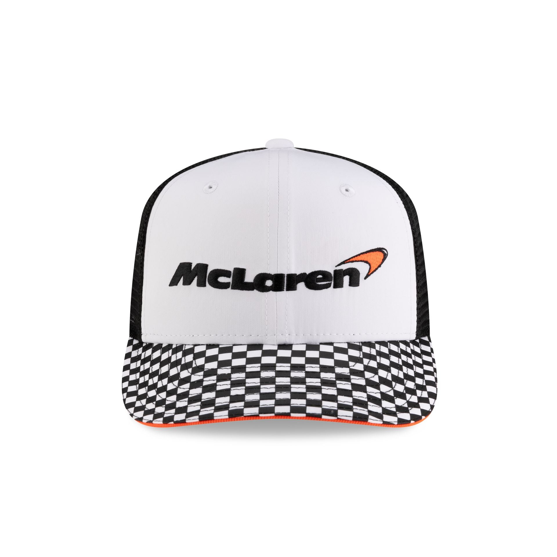 McLaren Formula 1 Team Checkered Visor 9FIFTY Pre-Curve Snapback Hat - Image 2