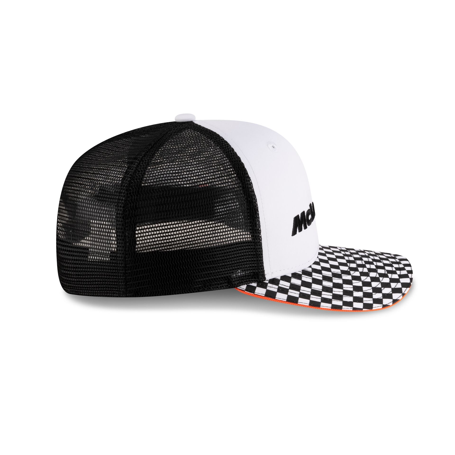 McLaren Formula 1 Team Checkered Visor 9FIFTY Pre-Curve Snapback Hat - Image 5