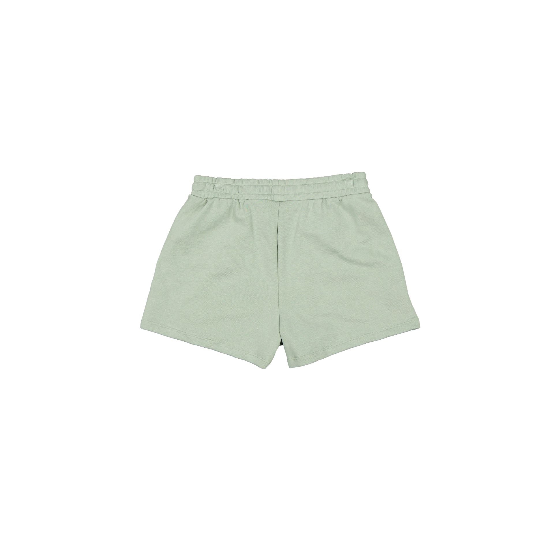 New Era Cap Women's High Waisted Everest Green Script Shorts - Image 2