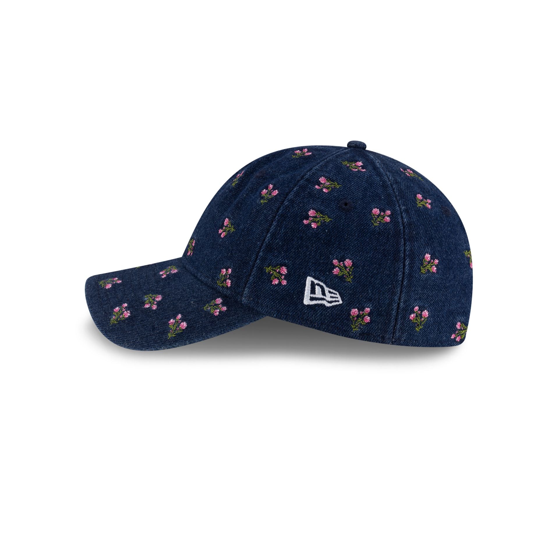 New Era Cap Women's Navy Floral 9TWENTY Adjustable Hat - Image 4