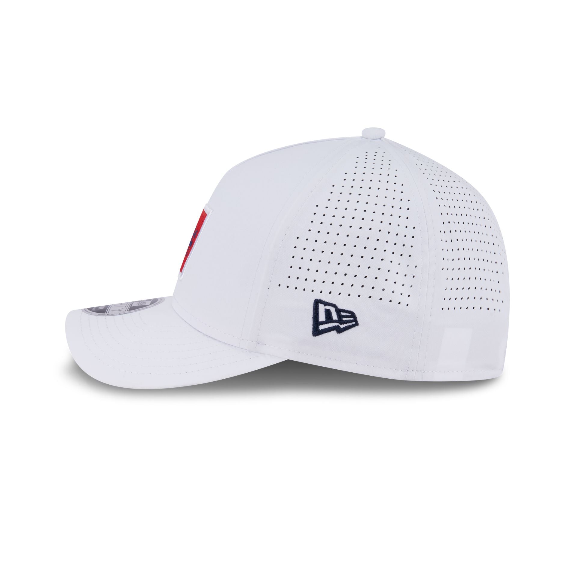 Oracle Red Bull Racing Optic White 9FORTY M-Crown A-Frame Snapback Hat - Image 4