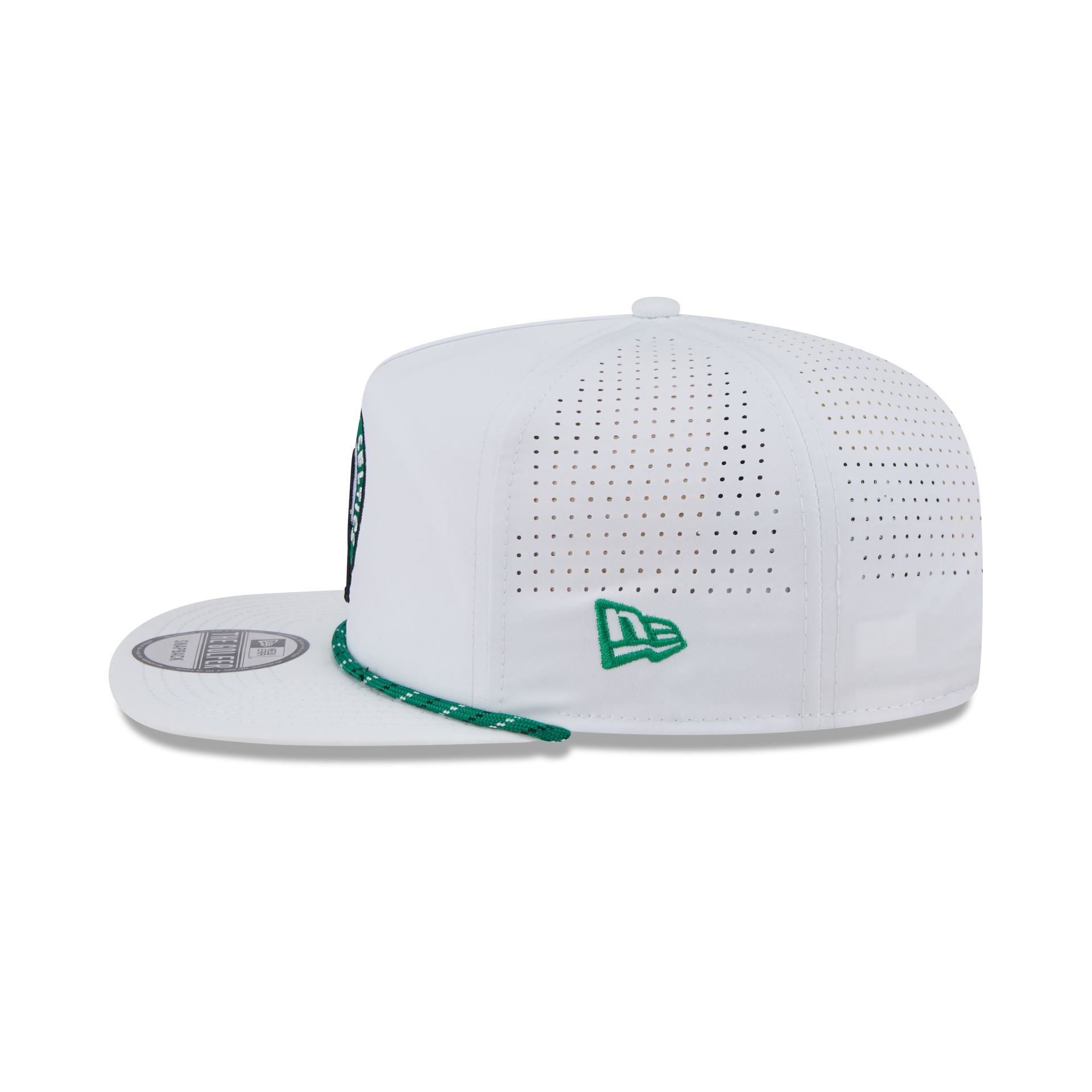 Boston Celtics Optic White Performance Rope Golfer Hat - Image 4