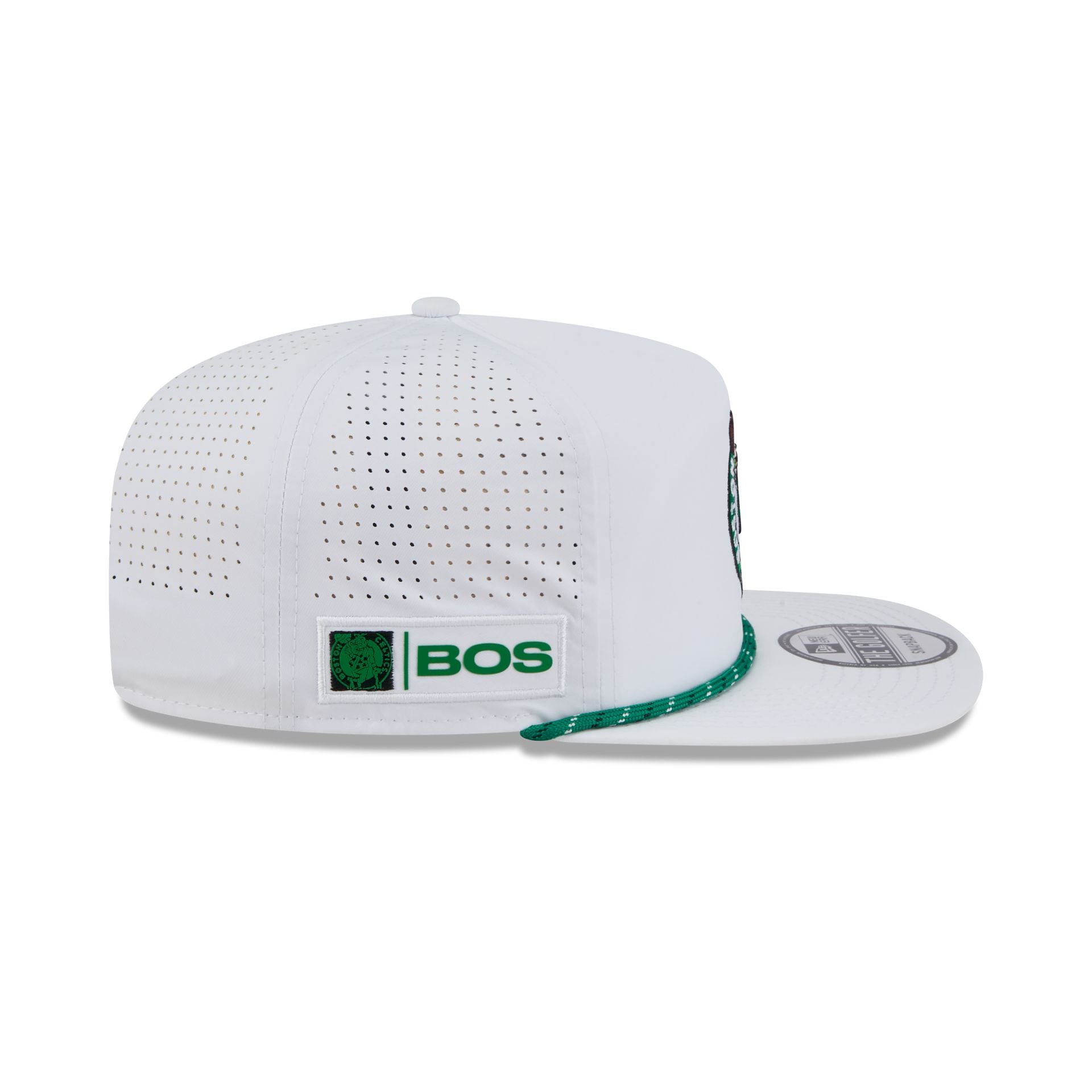 Boston Celtics Optic White Performance Rope Golfer Hat - Image 5