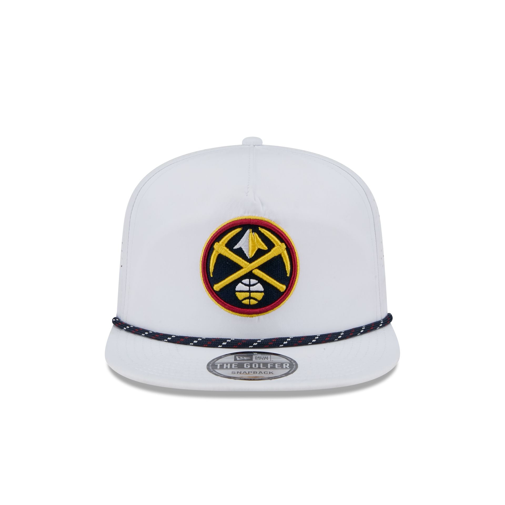 Denver Nuggets Optic White Performance Rope Golfer Hat - Image 2