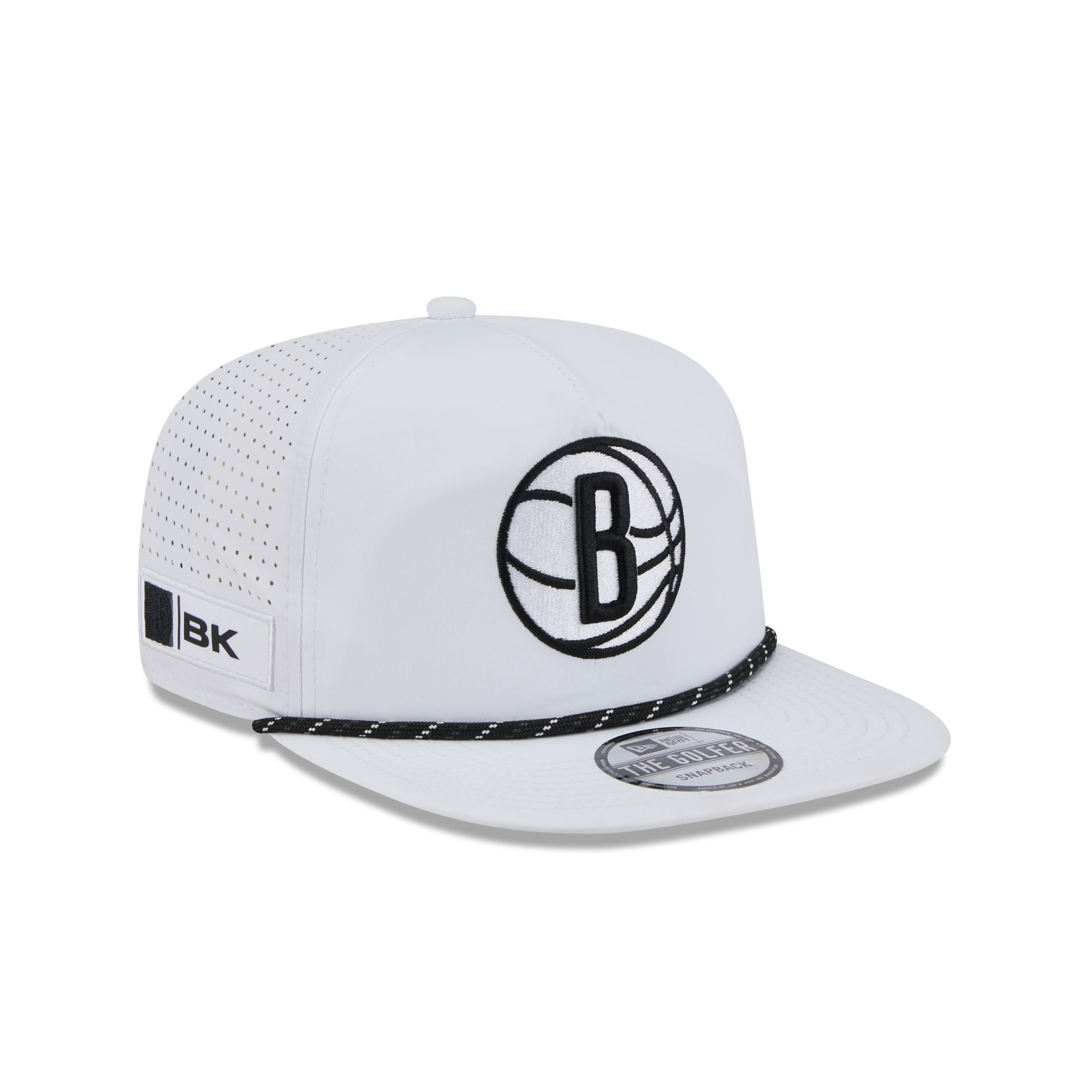 Brooklyn Nets Optic White Performance Rope Golfer Hat - Image 3