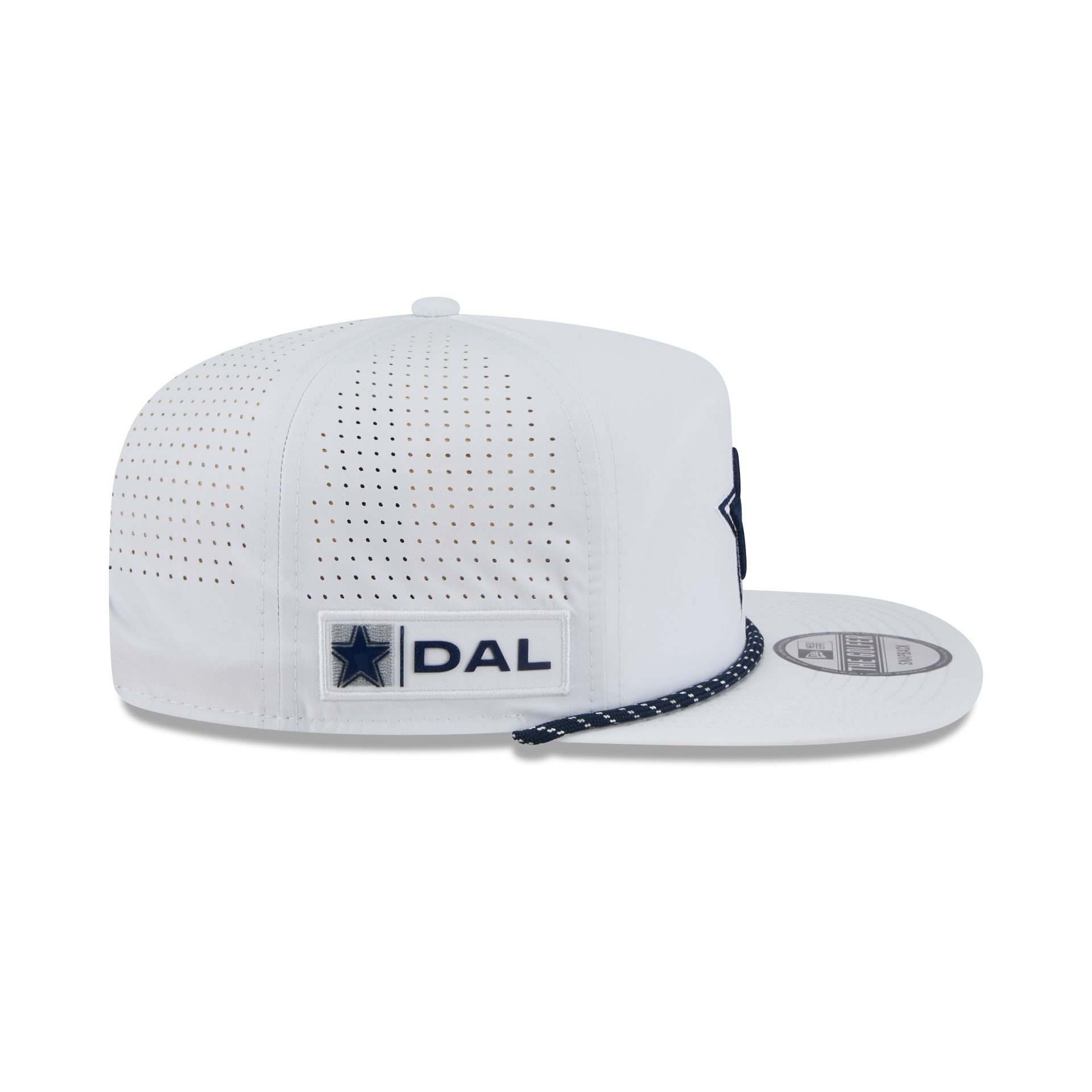 Dallas Cowboys Optic White Performance Rope Golfer Hat - Image 5