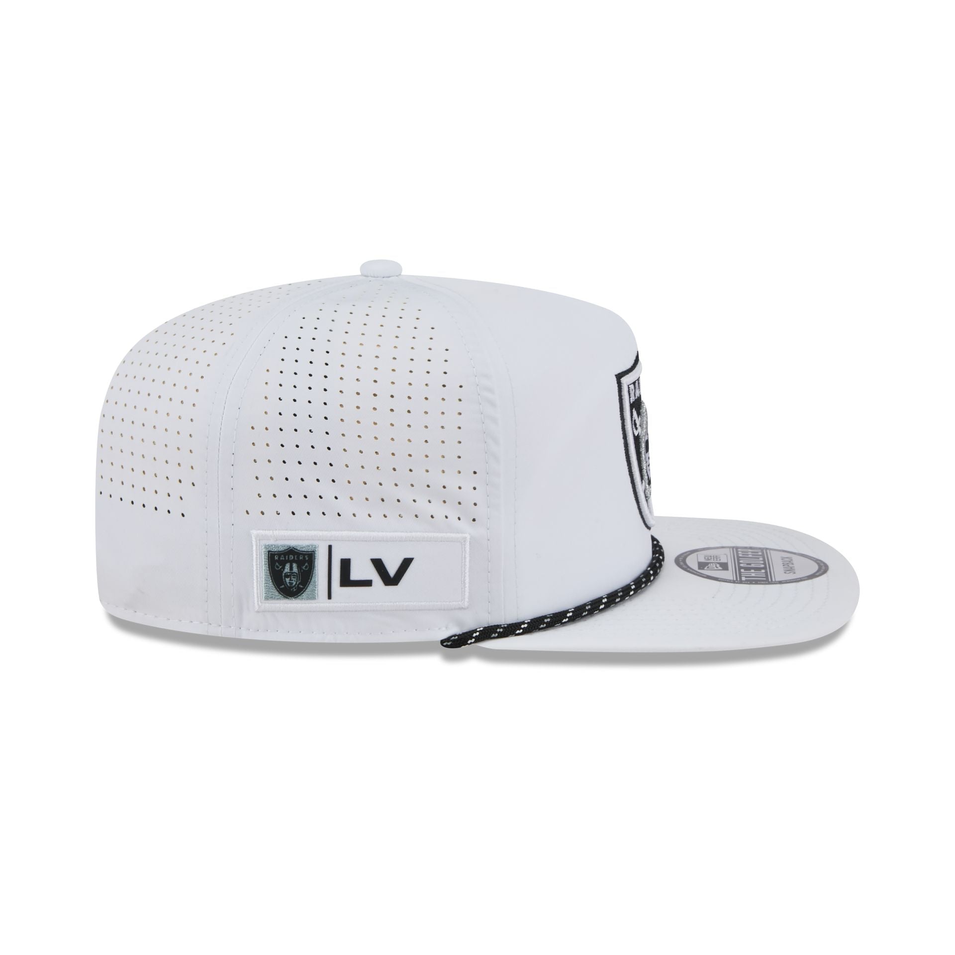 Las Vegas Raiders Optic White Performance Rope Golfer Hat - Image 5